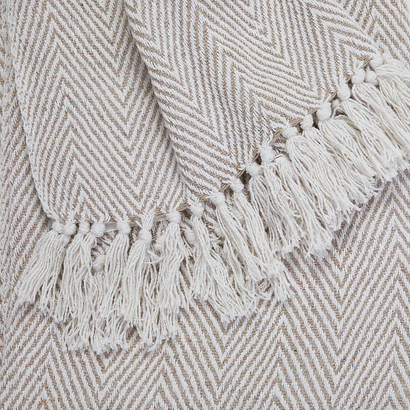 Jenson Herringbone Throw 235cm x 235cm