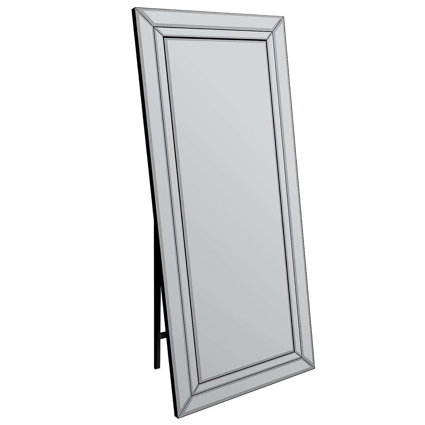 Double Bevelled Venetian Rectangle Full Length Freestanding Cheval Mirror