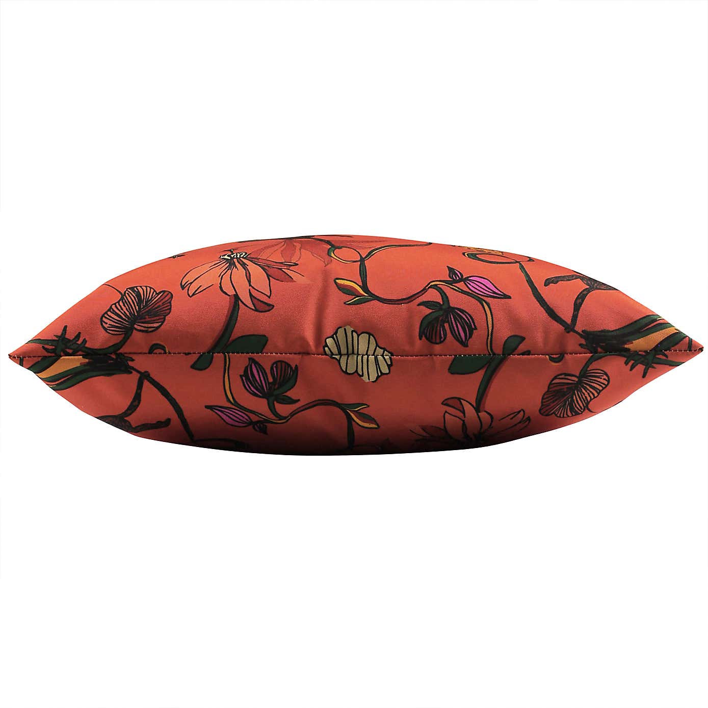 Wildlife Orange Outdoor Cushion