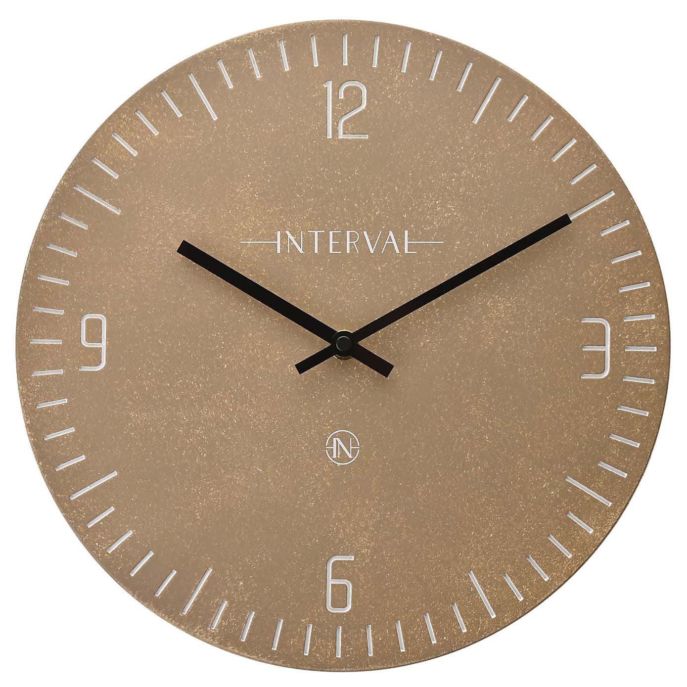 Interval Narrow Baton Resin Wall Clock