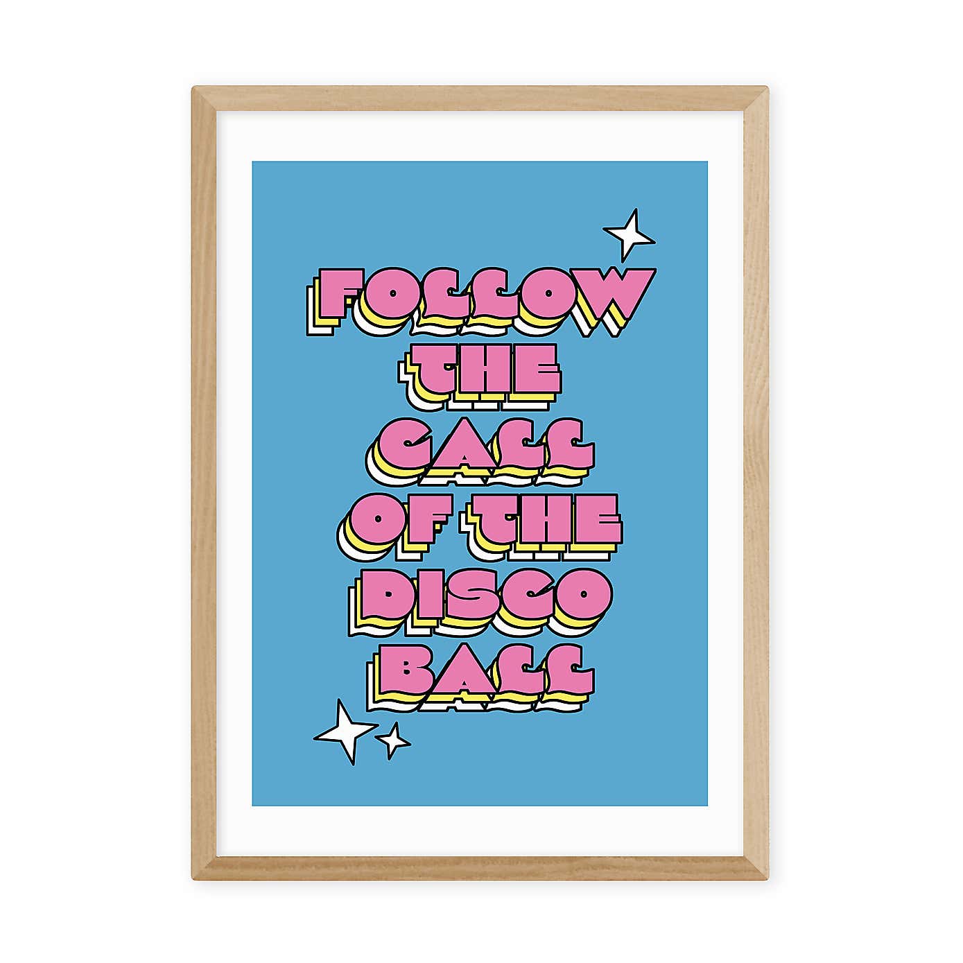 East End Prints Disco Ball Print