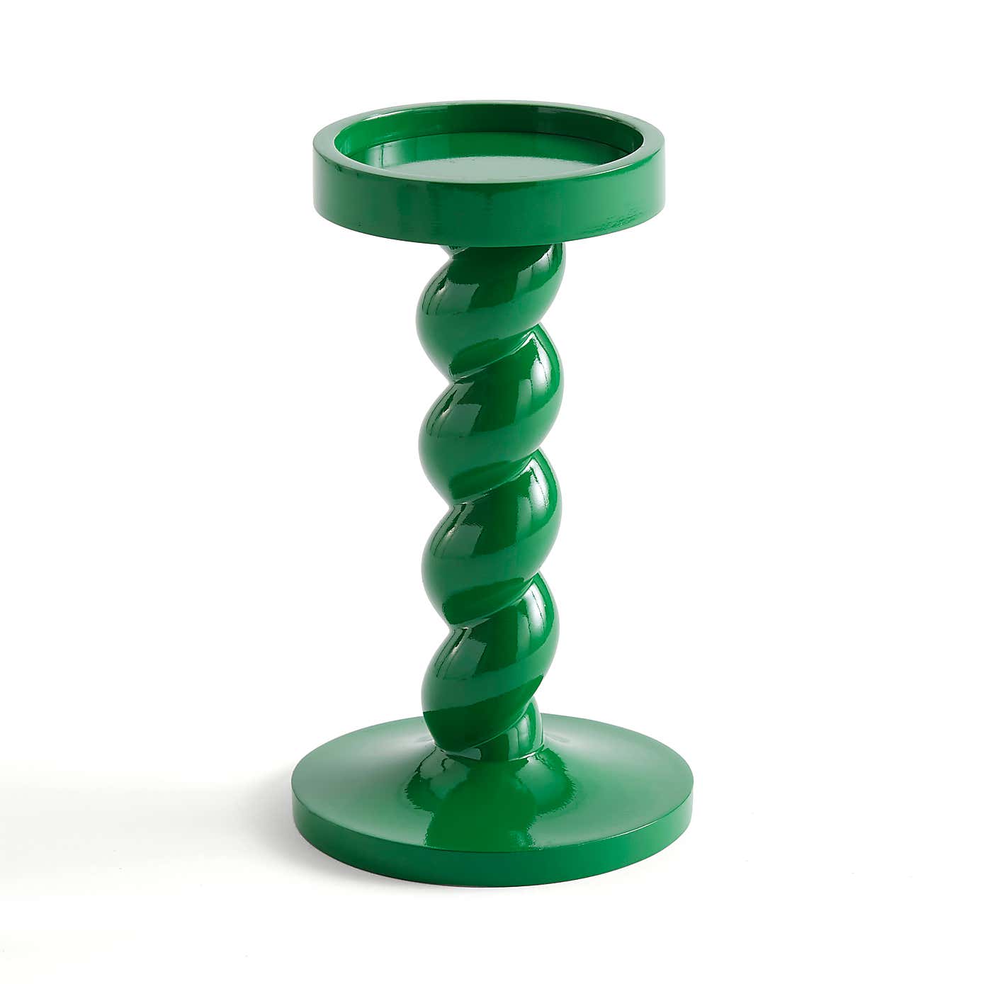 Sophie Robinson Jade Twisted Pillar Candle Holder