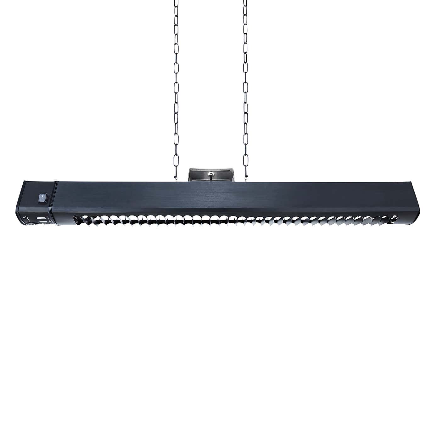 Jet Outdoor Ceiling/Wall Mounted Heater with Remote Control