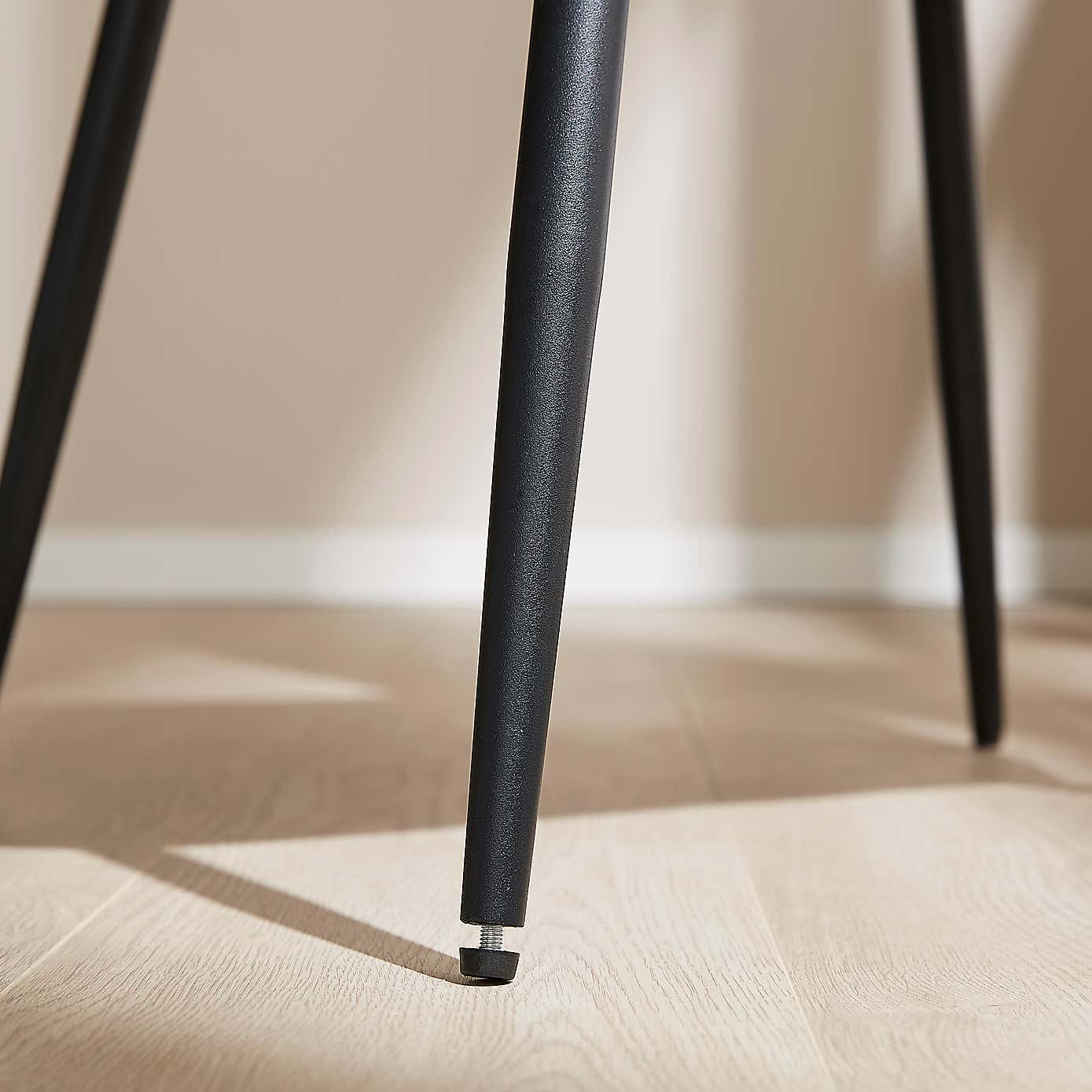 Taylor Dining Chair, Grey Faux Leather