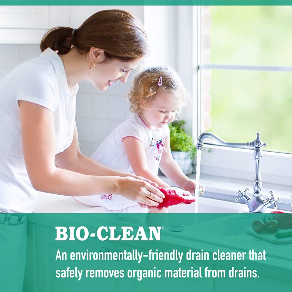 Bio-Clean Natural Drain Cleaner 2lb Canister – Enzyme-Based for Septic Tanks & Grease Traps, Eco-Friendly, 100 Treatments