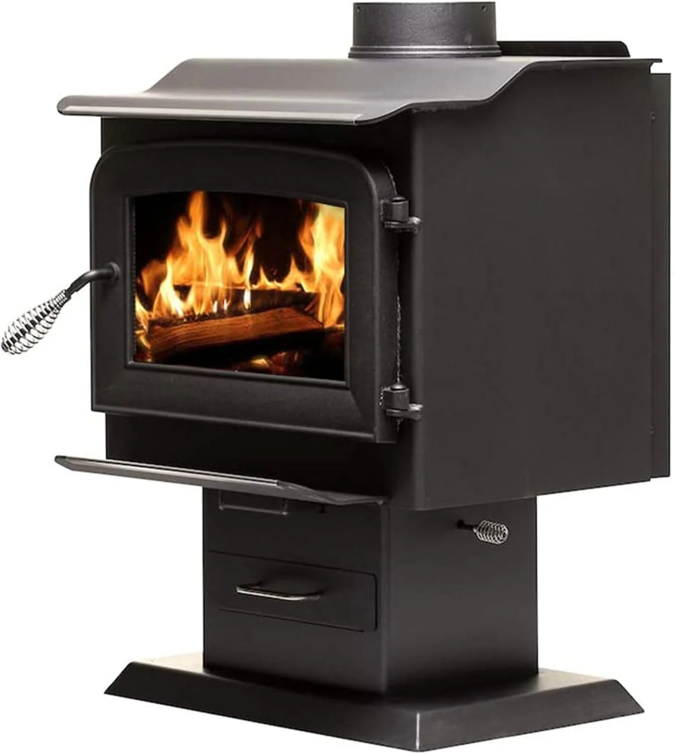 Ashley Hearth AW1120E-P 1200 Sq. Ft. Pedestal Wood Stove