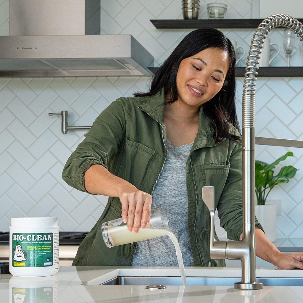 Bio-Clean Natural Drain Cleaner 2lb Canister – Enzyme-Based for Septic Tanks & Grease Traps, Eco-Friendly, 100 Treatments