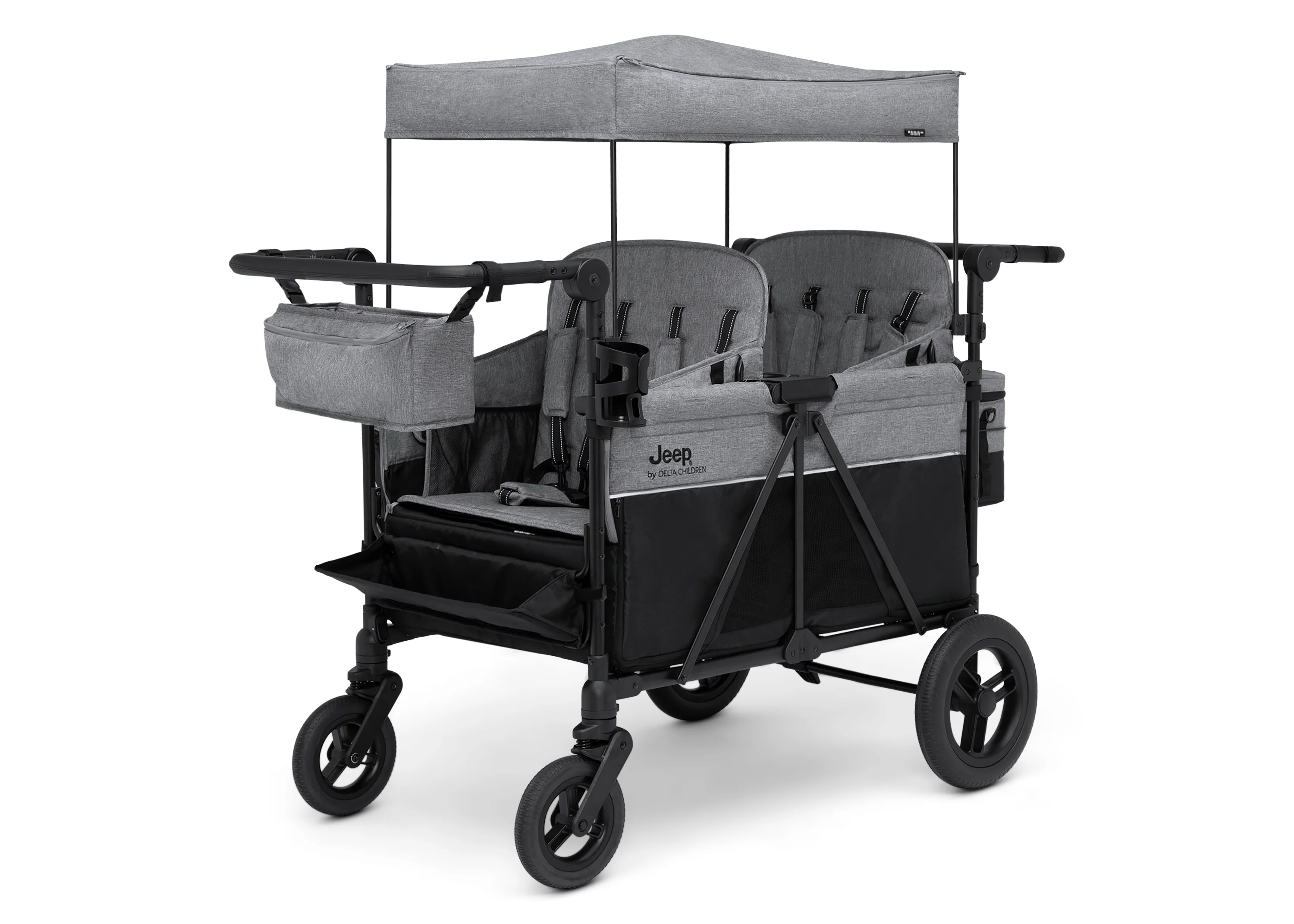 Jeep Wrangler Deluxe 4 Seater Stroller Wagon with Cooler Bag