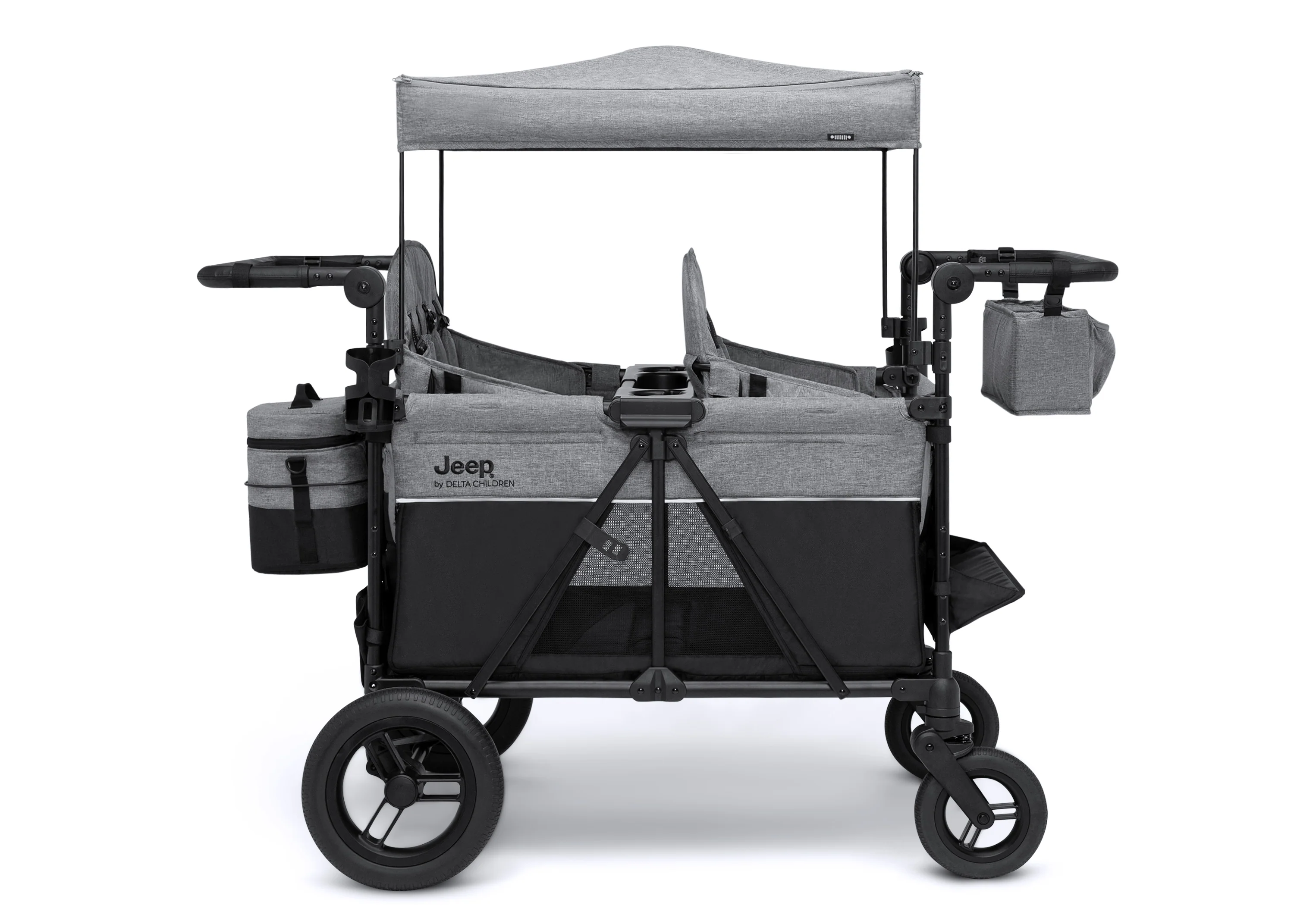 Jeep Wrangler Deluxe 4 Seater Stroller Wagon with Cooler Bag