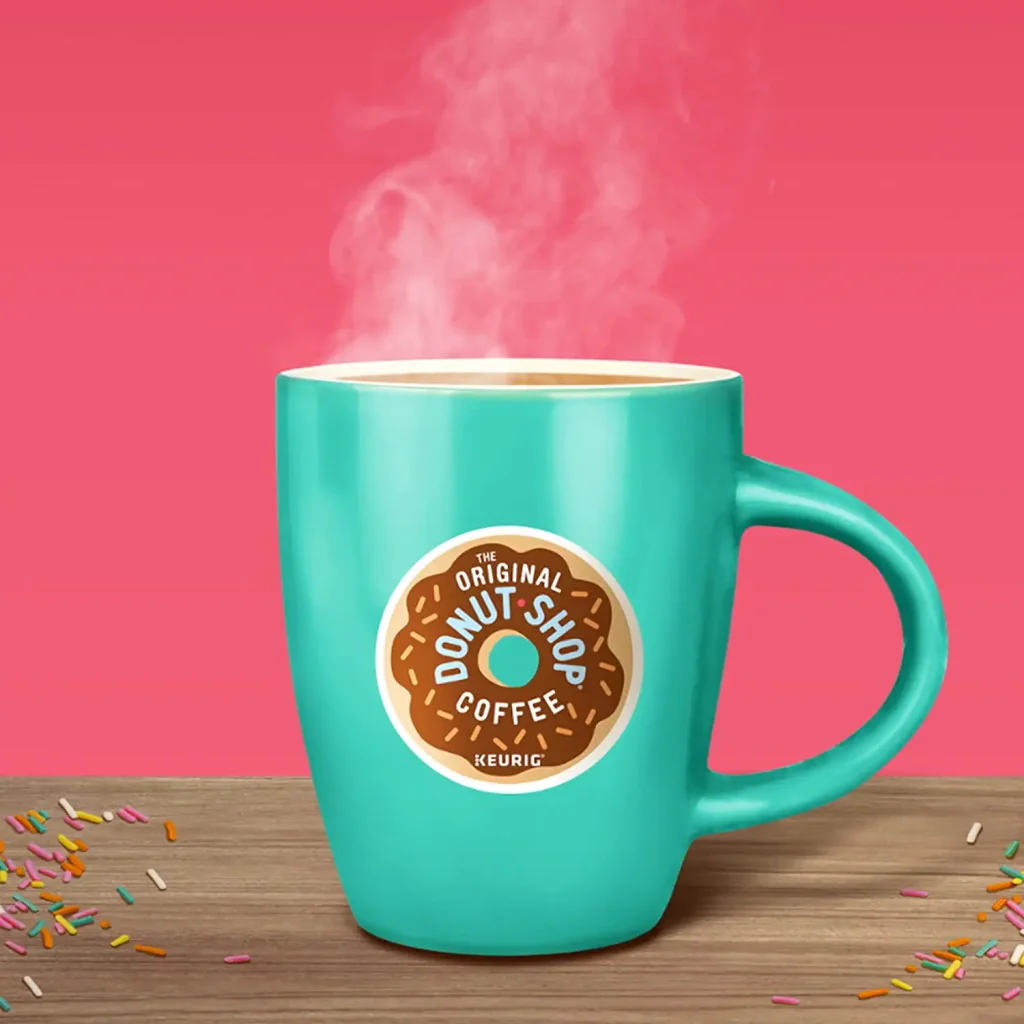 The Original Donut Shop Decaf Medium Roast K-Cup Pods, 96 Count – Compatible with Keurig, Kosher Certified, Recyclable