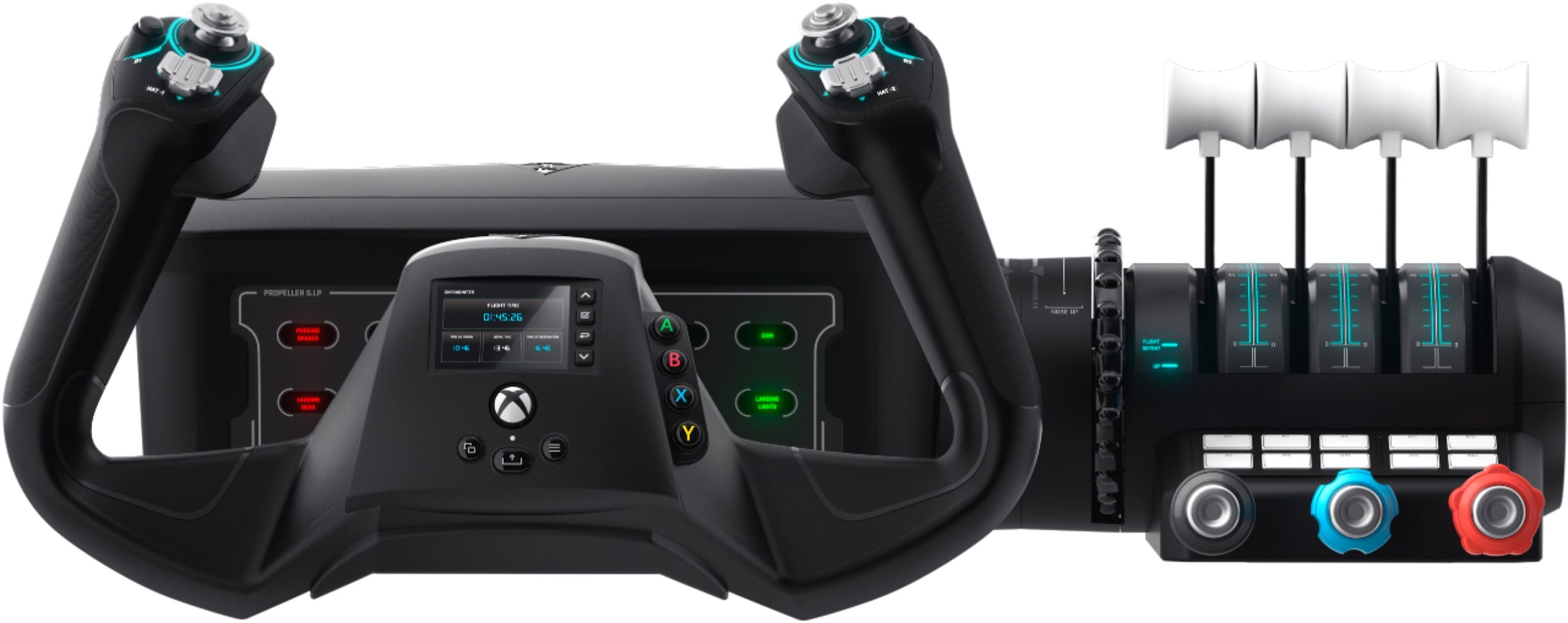 Turtle Beach – VelocityOne Flight Universal Control System for Flight Simulation on Xbox Series X | S, Xbox One and Windows PCs – Black