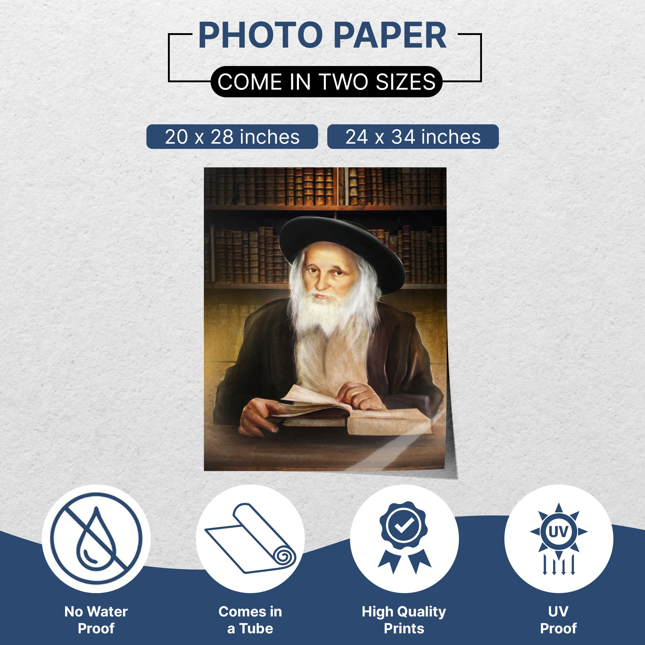 Rabbi Yoel Teitelbaum Inspiration - Second Edition Sukkot Portrait