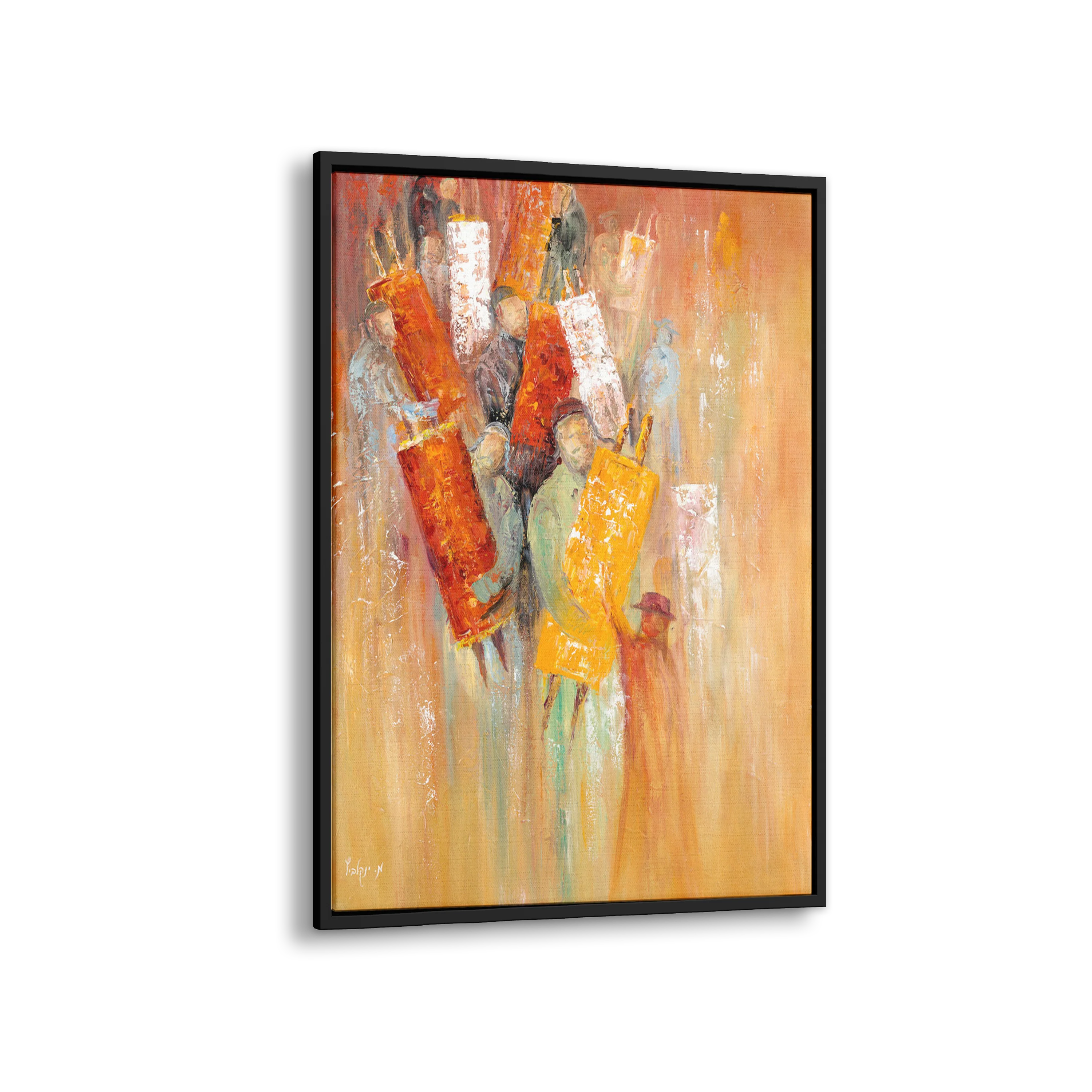 Simchat Torah Abstract Art - 40x28