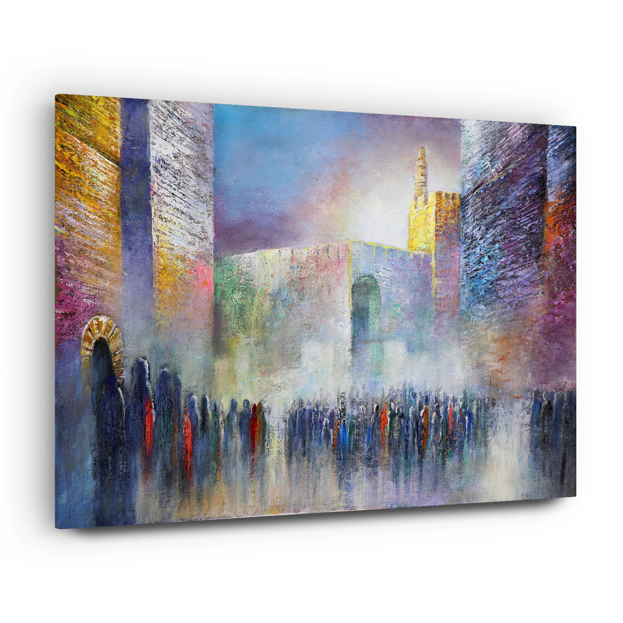 The Road to the Western Wall - Jerusalem Streets Art Print by Yossi Bitton