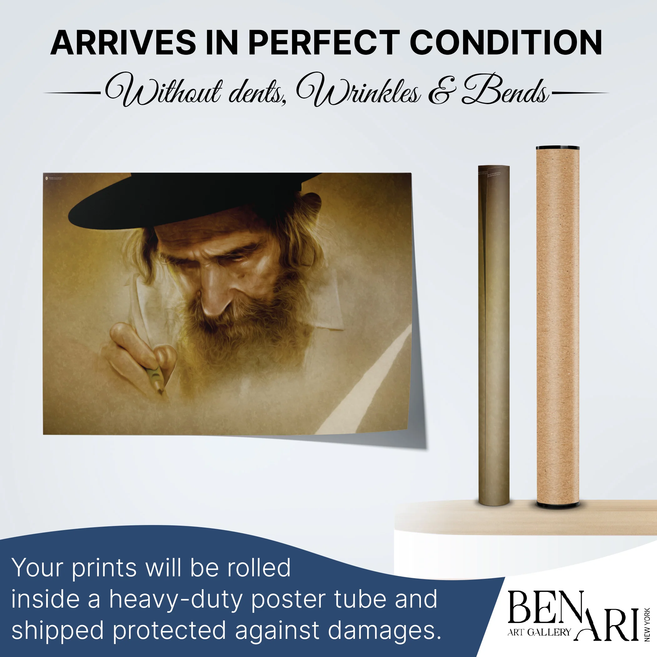 Rabbi Shteinman's Torah Dedication - Sukkot Portrait Poster