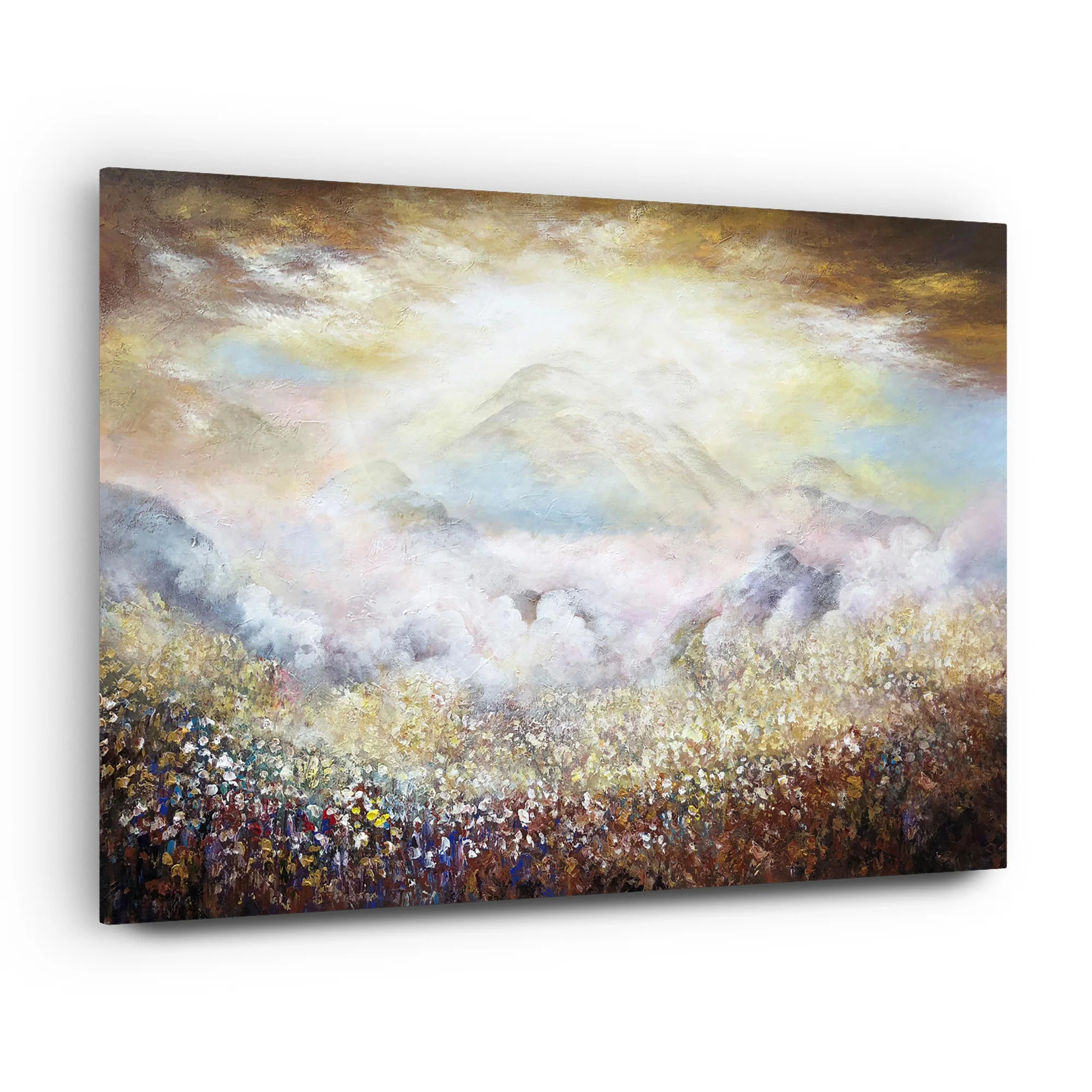 The Giving of the Torah at Mount Sinai - Yossi Bitton��s Jewish Heritage Art Print