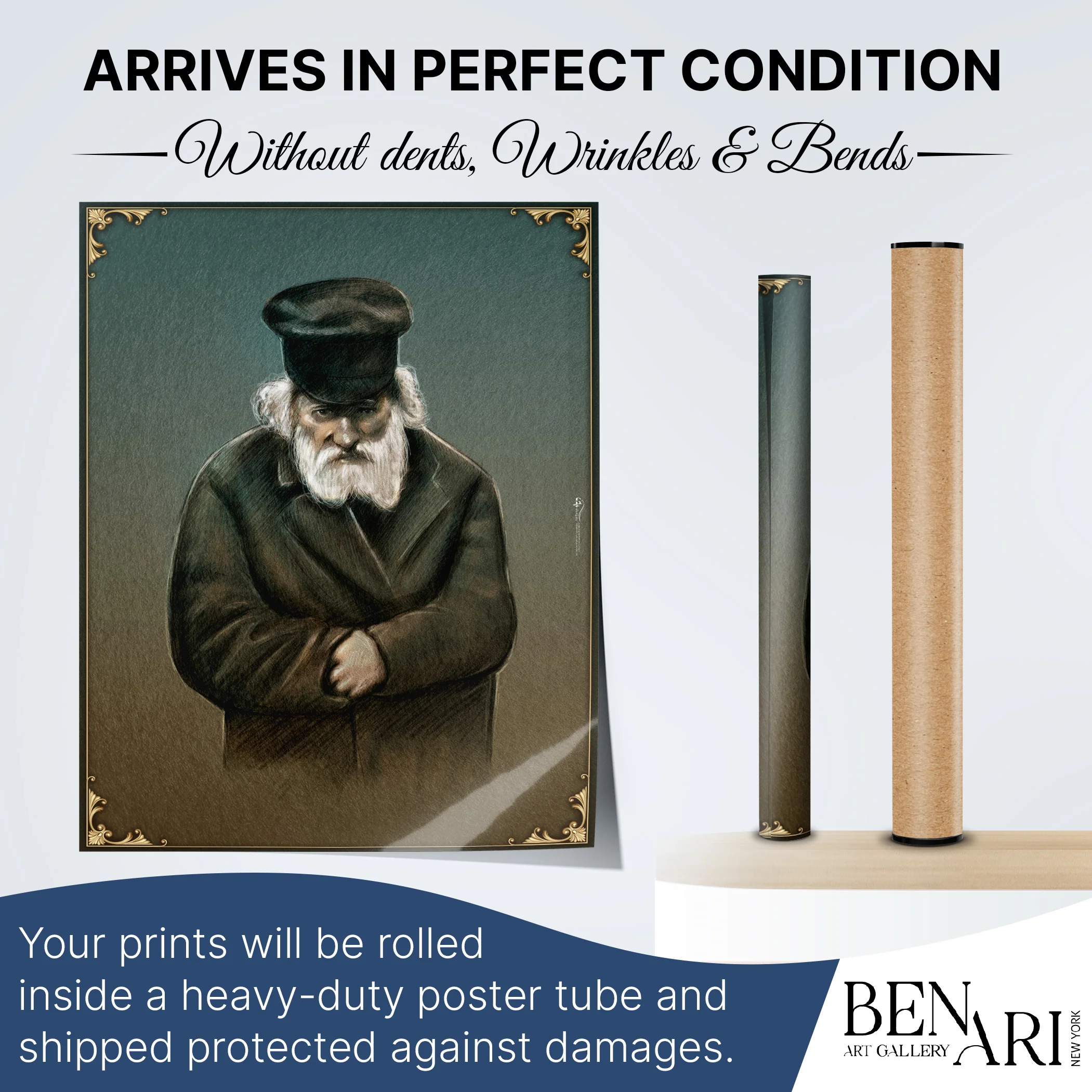 Chofetz Chaim Artistic Portrait - Ethical Wisdom for Sukkot