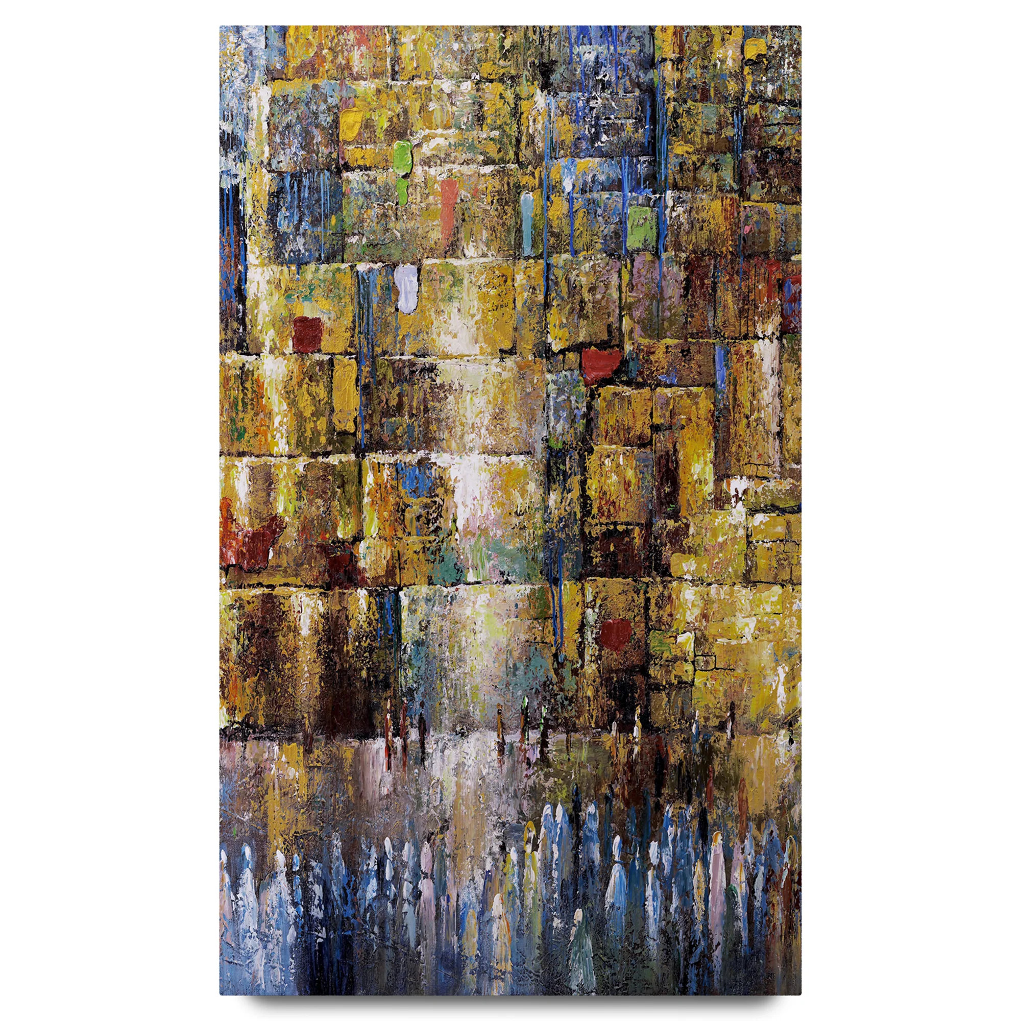 The Western Wall - Abstract Jerusalem Art Print by Yossi Bitton
