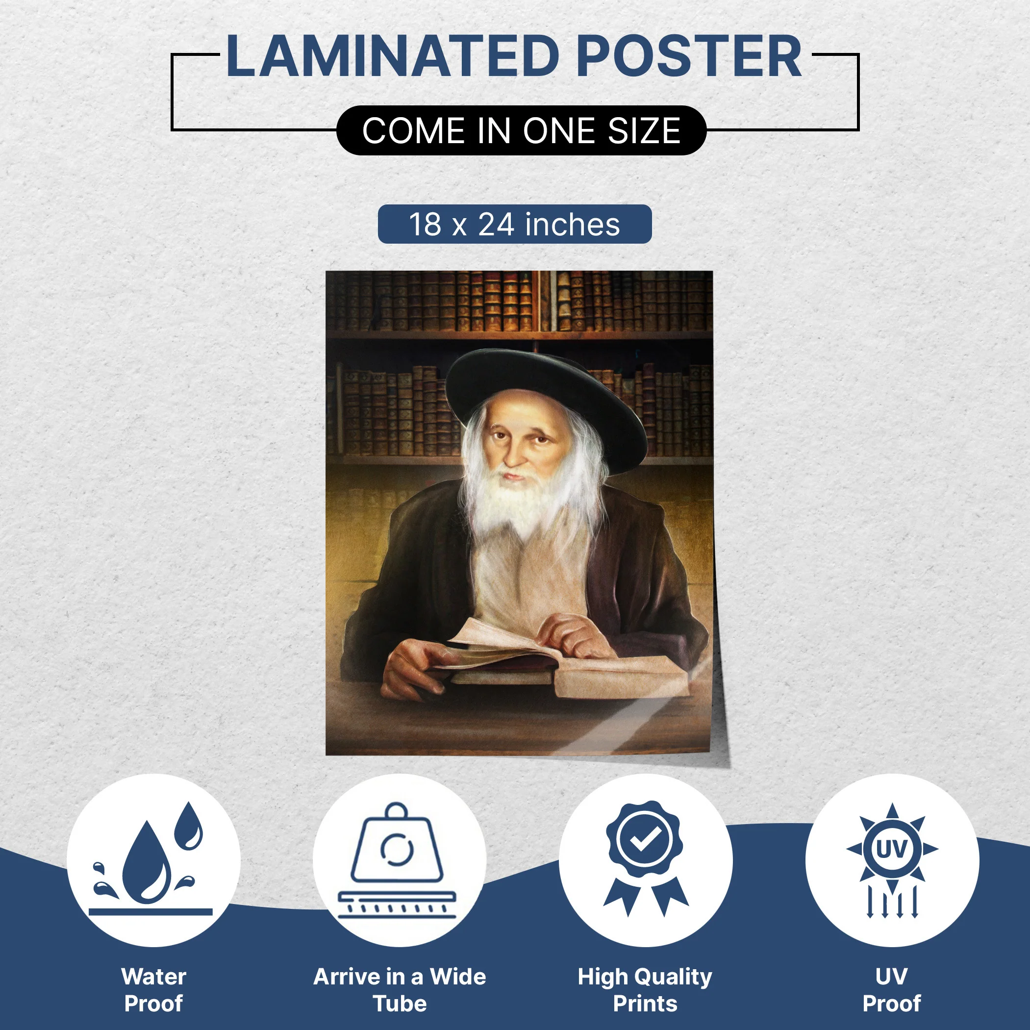 Rabbi Yoel Teitelbaum Inspiration - Second Edition Sukkot Portrait