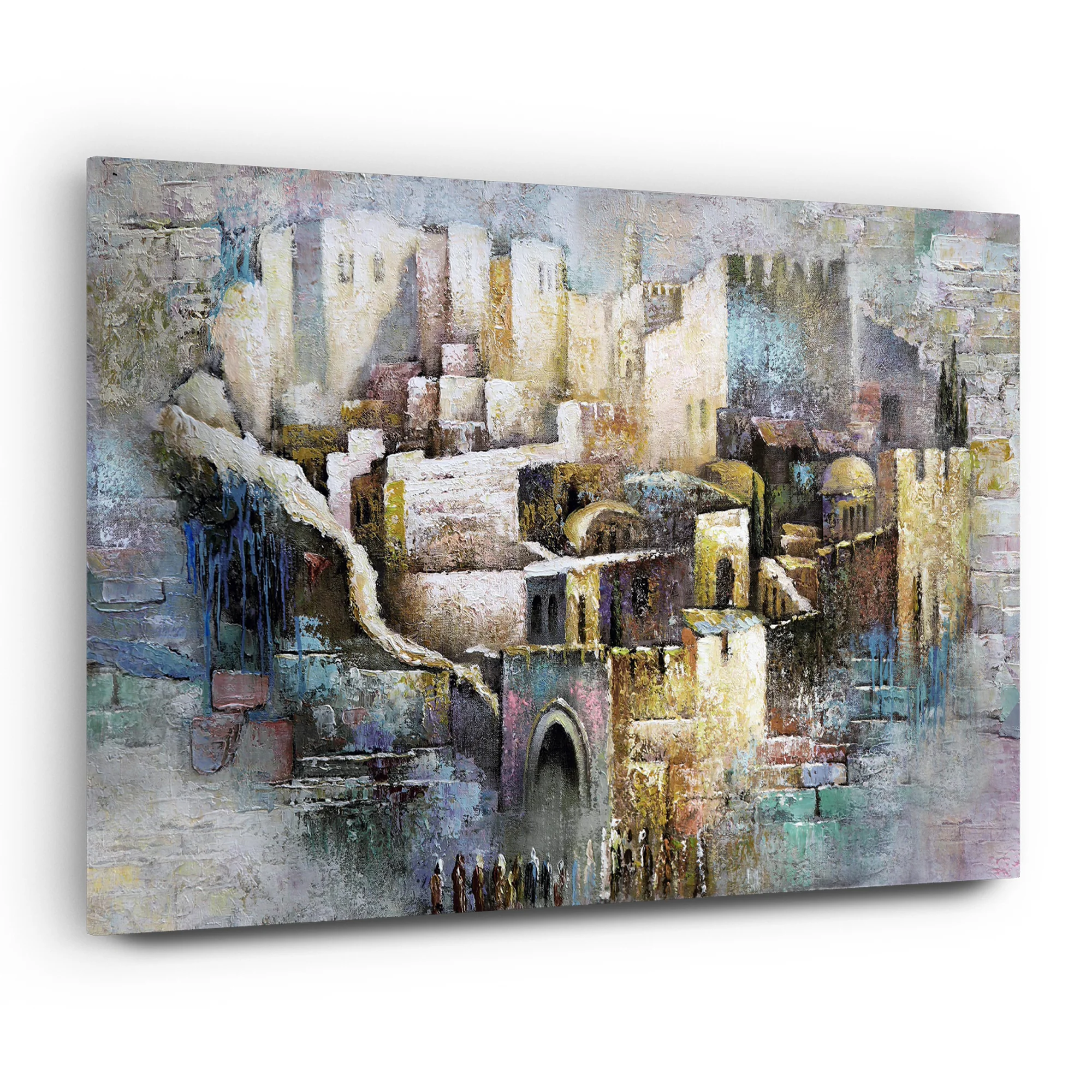 Jerusalem the Old City - Traditional Jewish Art Print by Yossi Bitton
