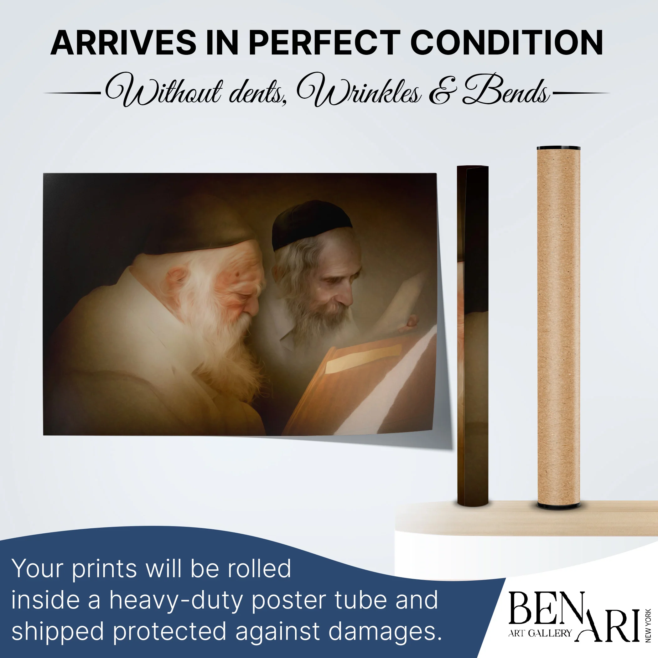 Rabbis Kanyevsky & Rabbi Shteinman Sukkah Poster