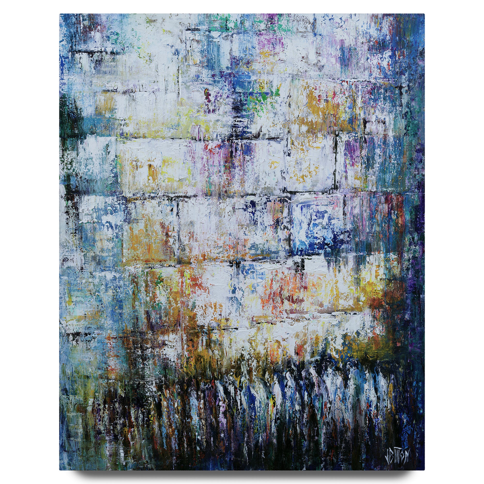 The Kotel Pearl - Abstract Western Wall Art Print by Yossi Bitton