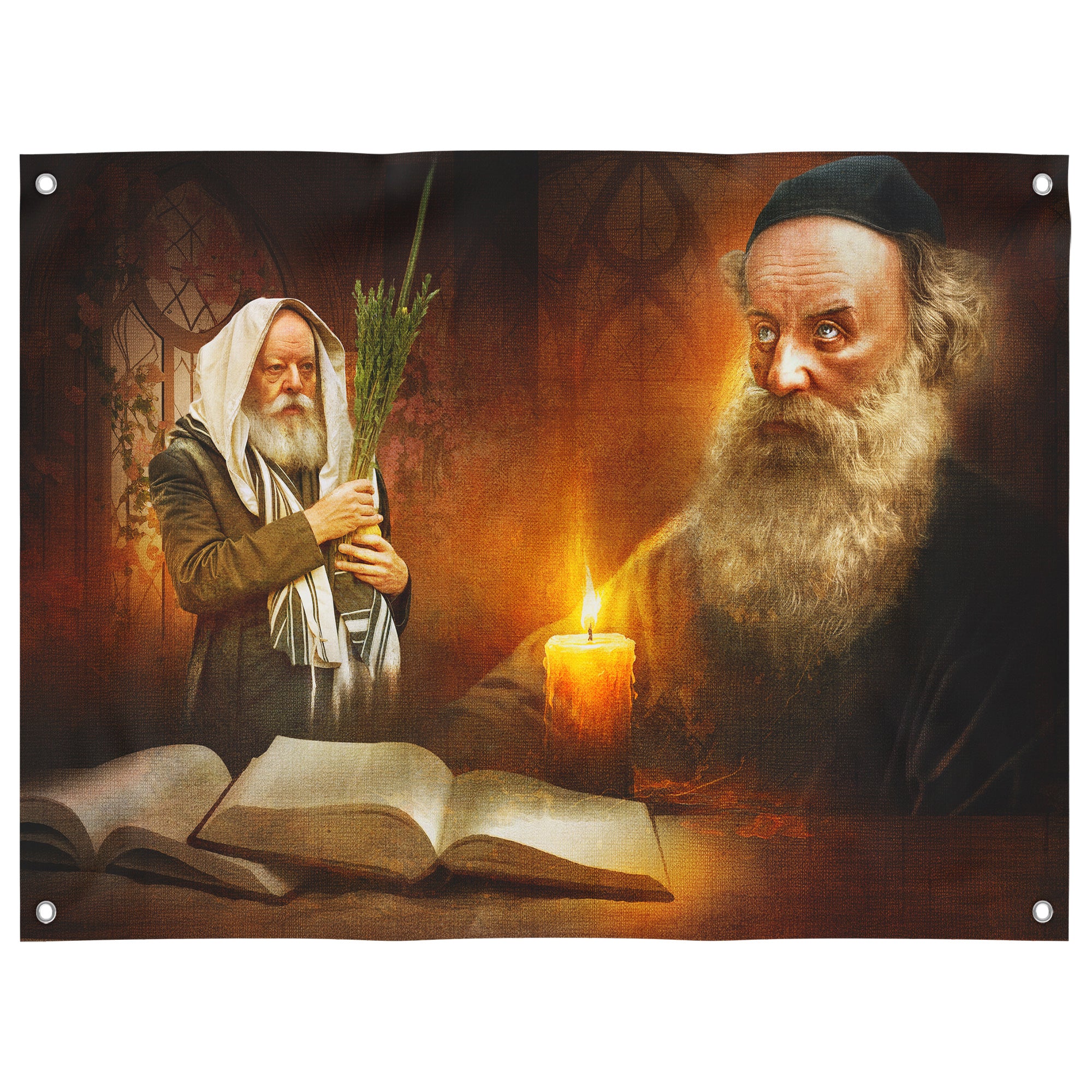 Lubavitch Rebbe Sukkah Poster �C Baal HaTanya Artwork