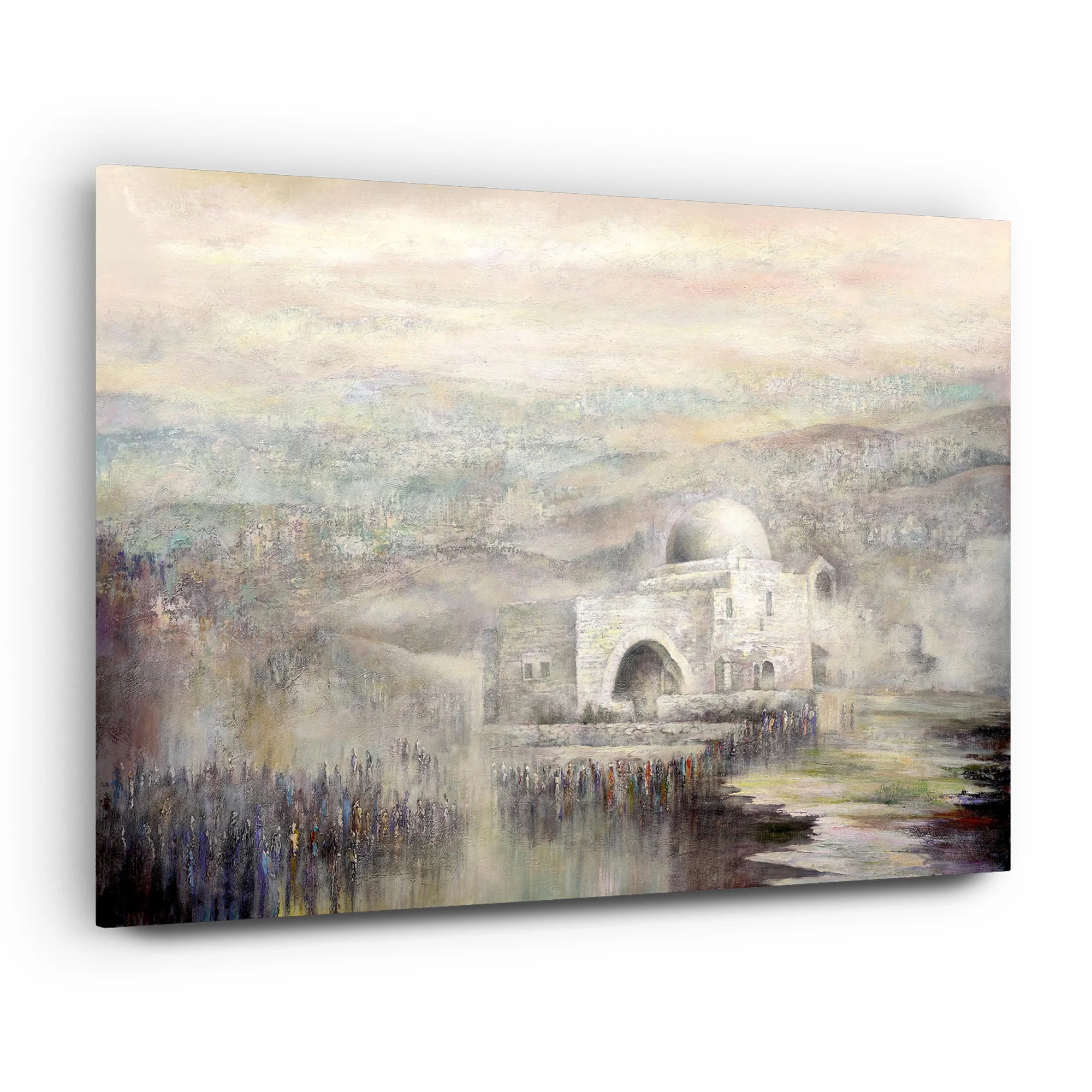 Rachel Tomb - Black and White Jewish Art Print of Israel's Sacred Site by Yossi Bitton