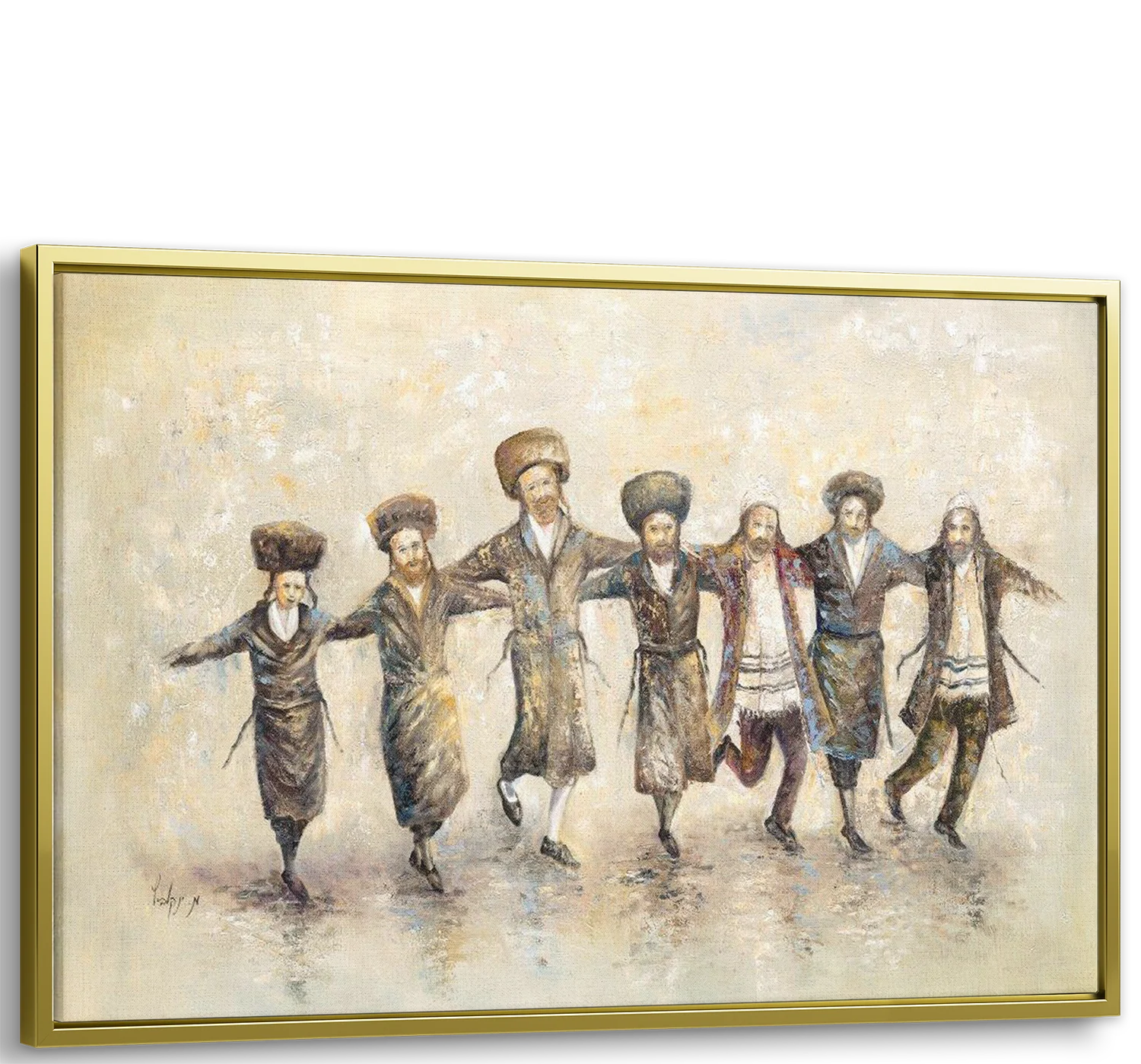 Jewish Unity Dance Painting - 43x28
