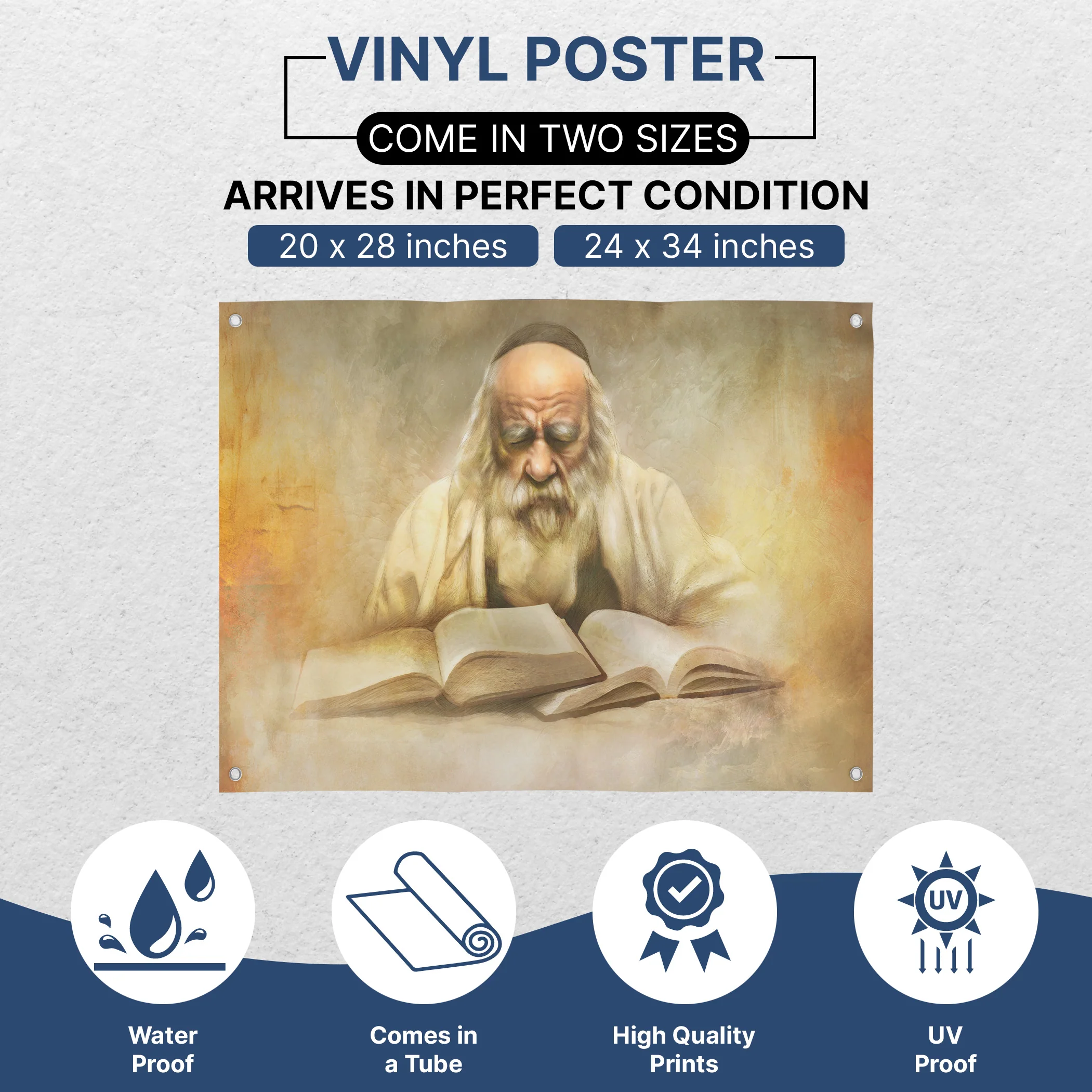 Steipler Rabbi Sukkah Decoration - Inspiring Sukkot Art