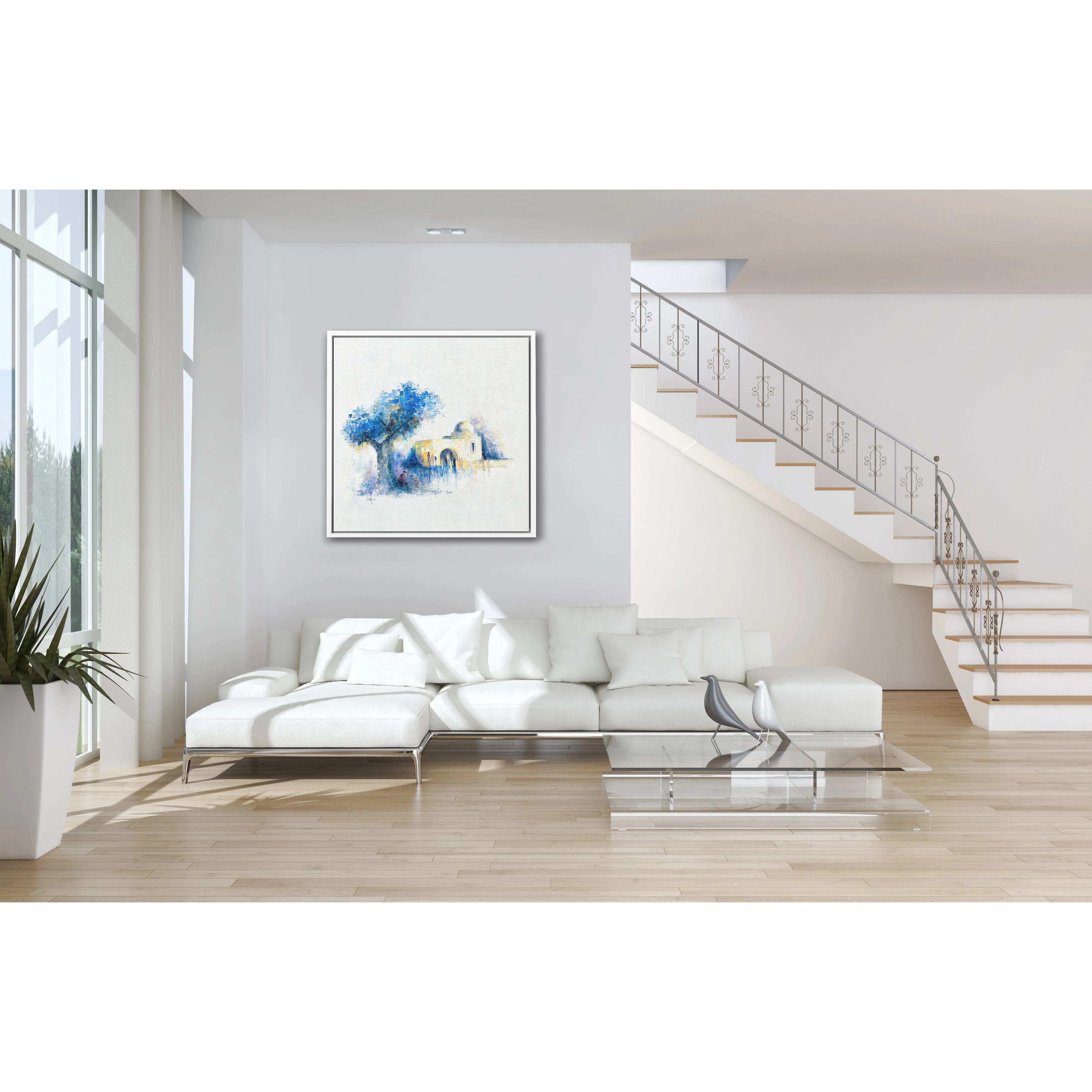 Abstract Rachel's Tomb Art - 35x35