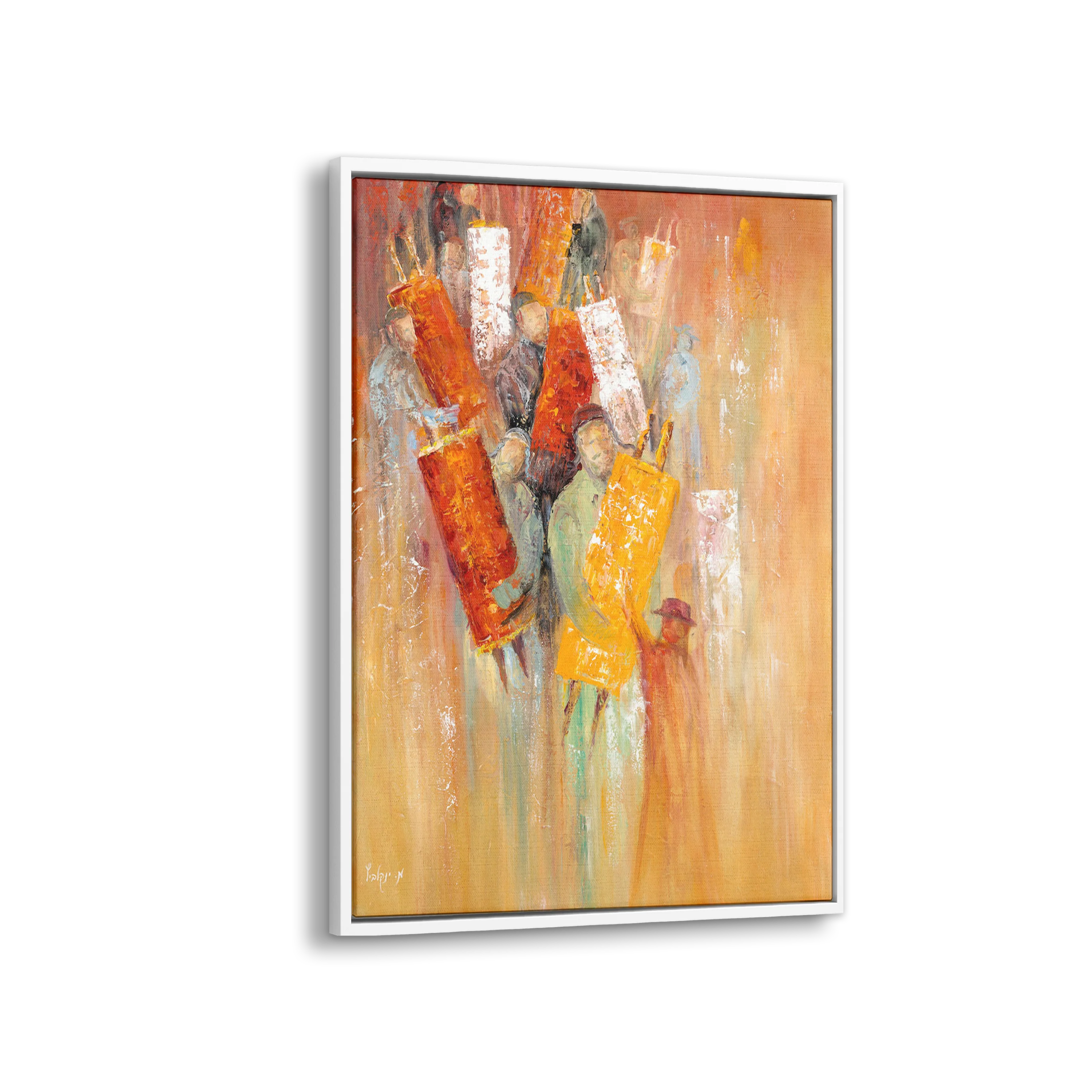 Simchat Torah Abstract Art - 40x28