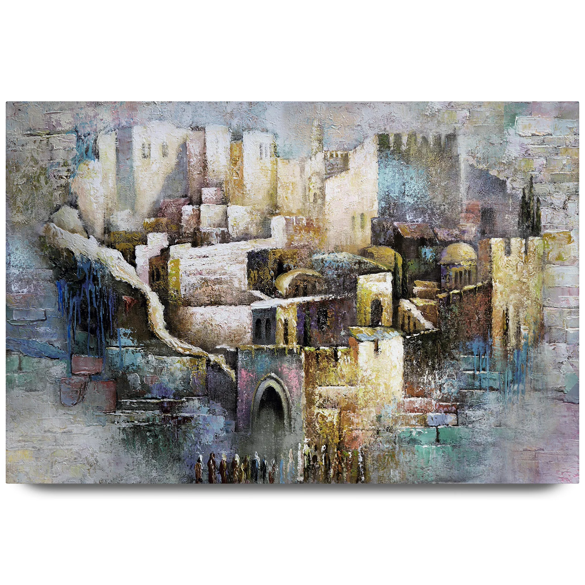 Jerusalem the Old City - Traditional Jewish Art Print by Yossi Bitton