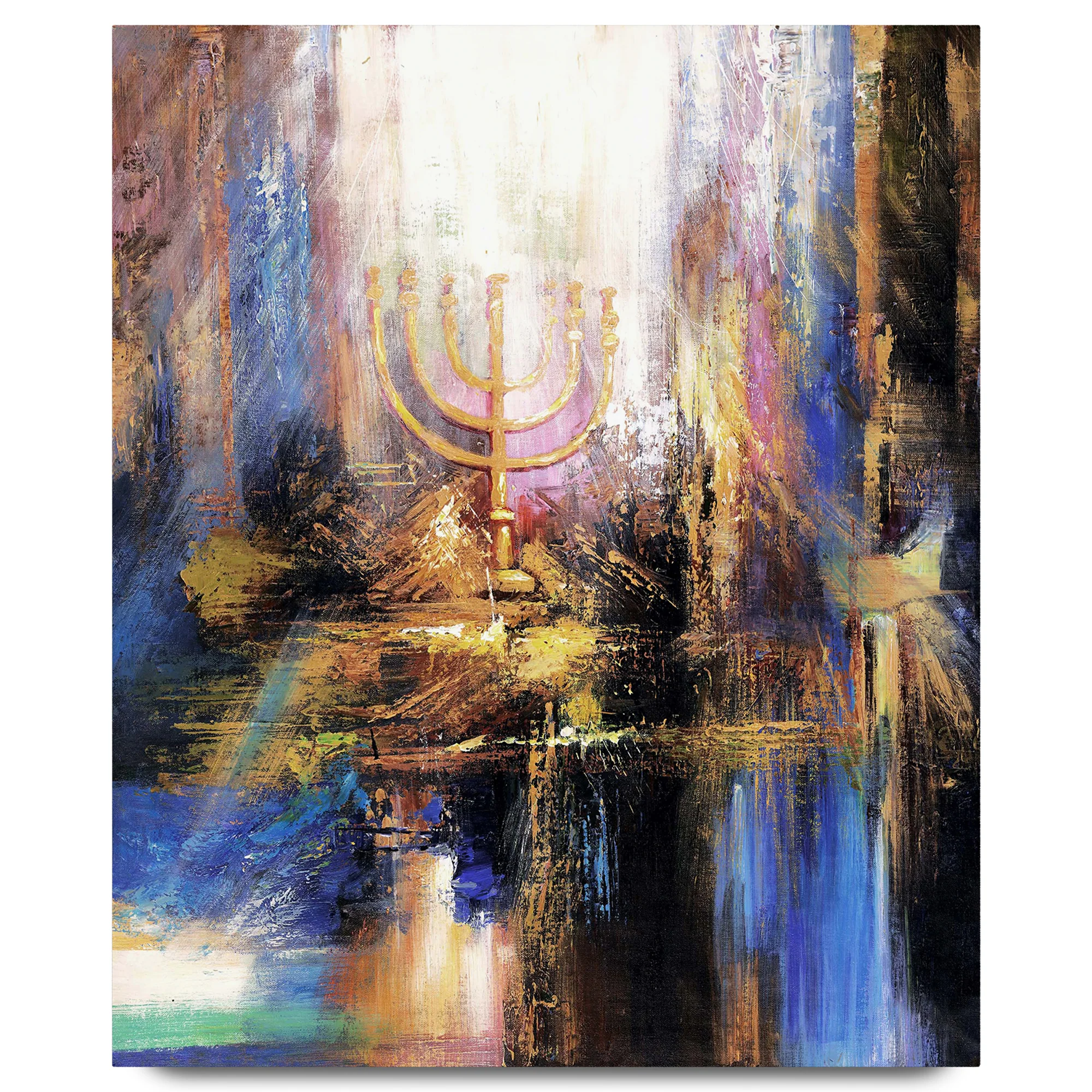 The Mishkan - Menorah in the Tabernacle Art Print by Yossi Bitton