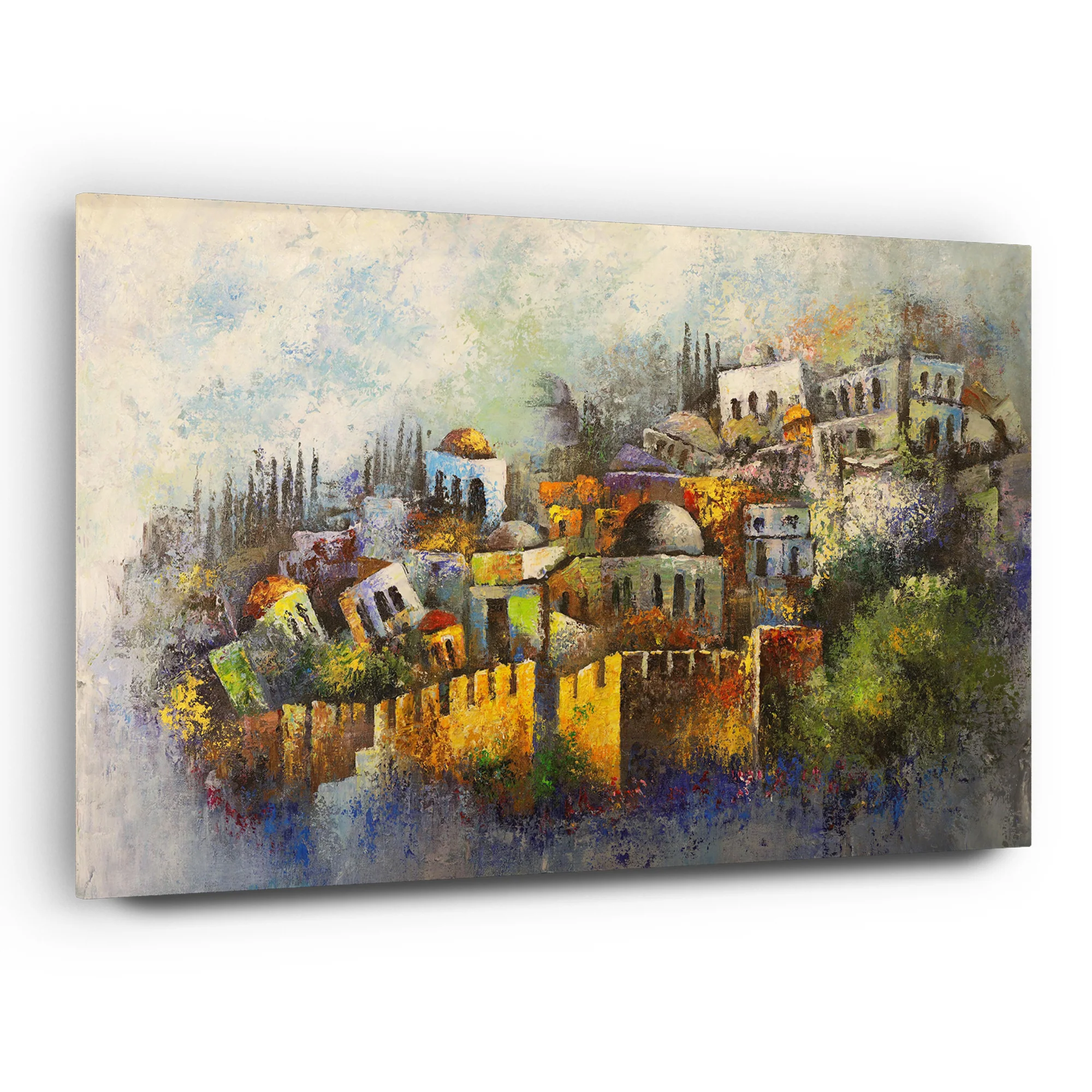 Jerusalem - Yossi Bitton's Modern Interpretation of Jewish Art on Acrylic