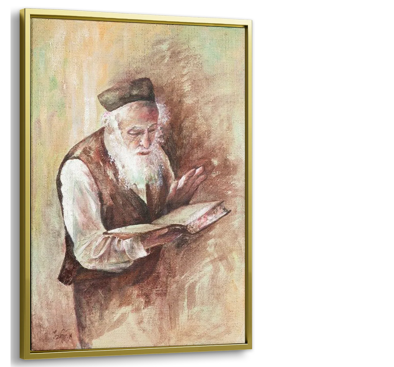 Torah Study Painting - 24x16