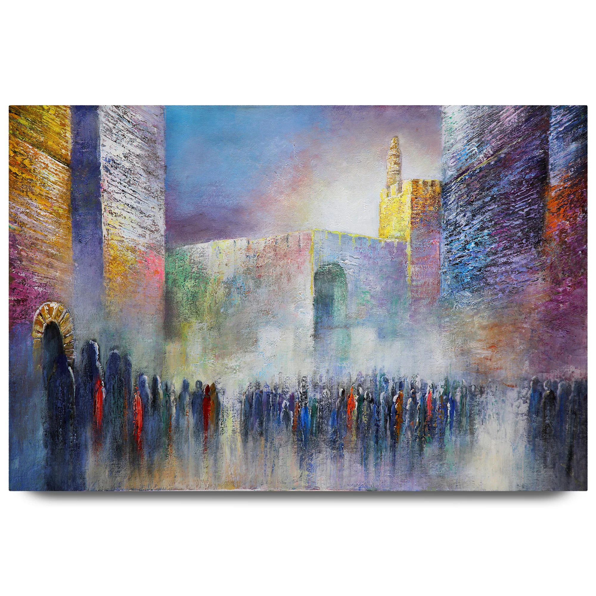 The Road to the Western Wall - Jerusalem Streets Art Print by Yossi Bitton