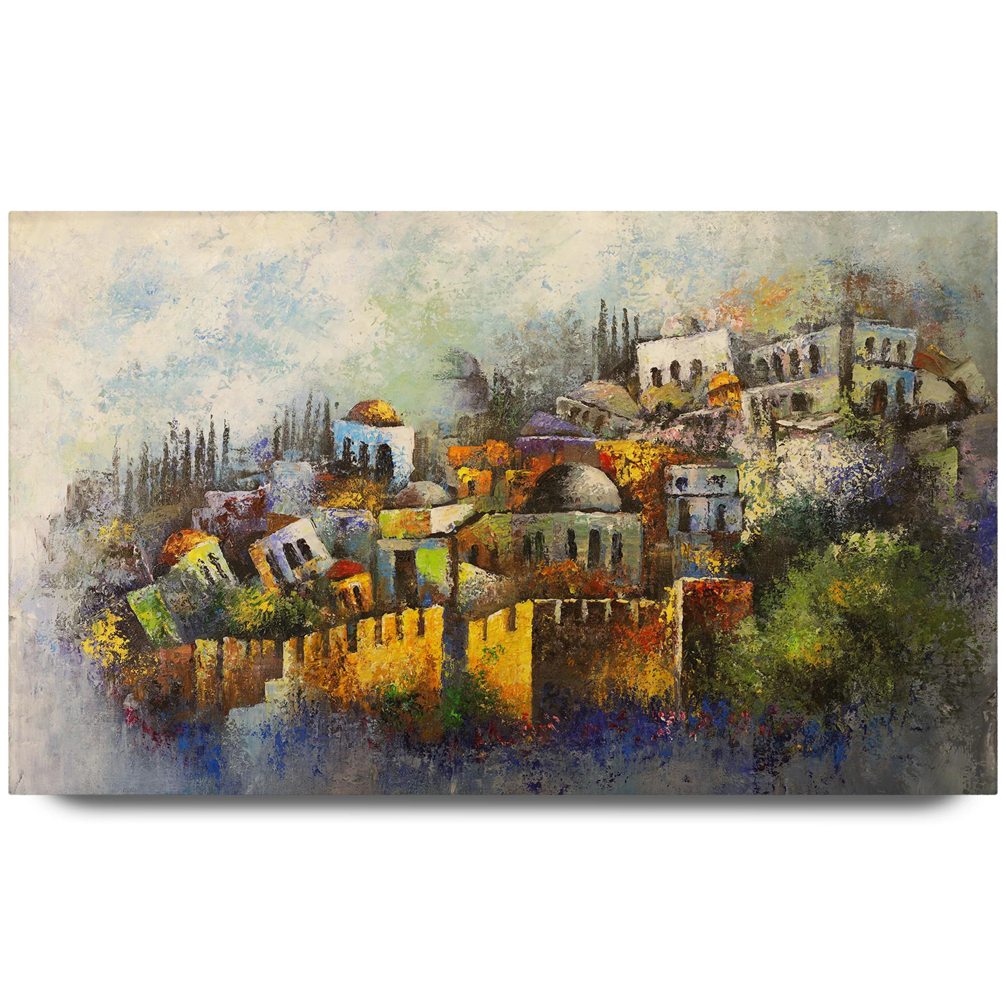 Jerusalem - Yossi Bitton's Modern Interpretation of Jewish Art on Acrylic