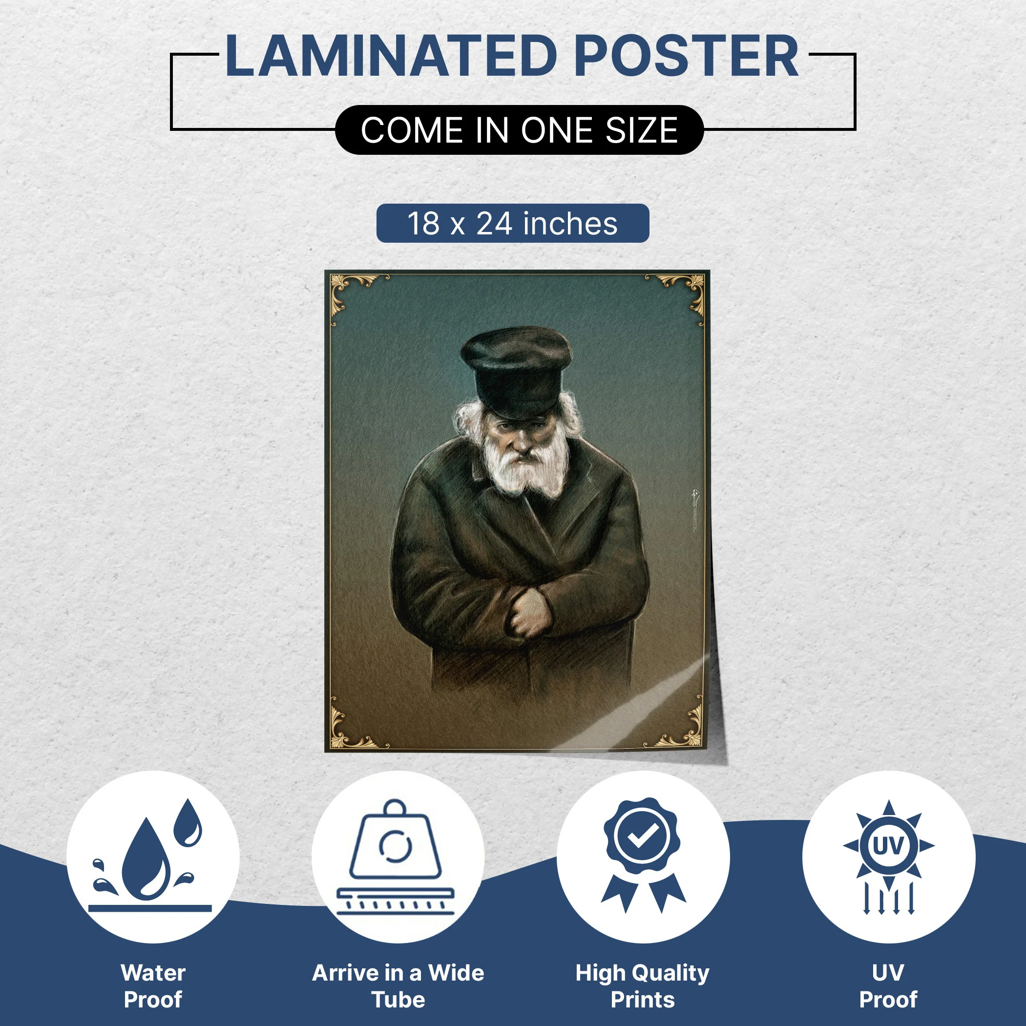 Chofetz Chaim Artistic Portrait - Ethical Wisdom for Sukkot