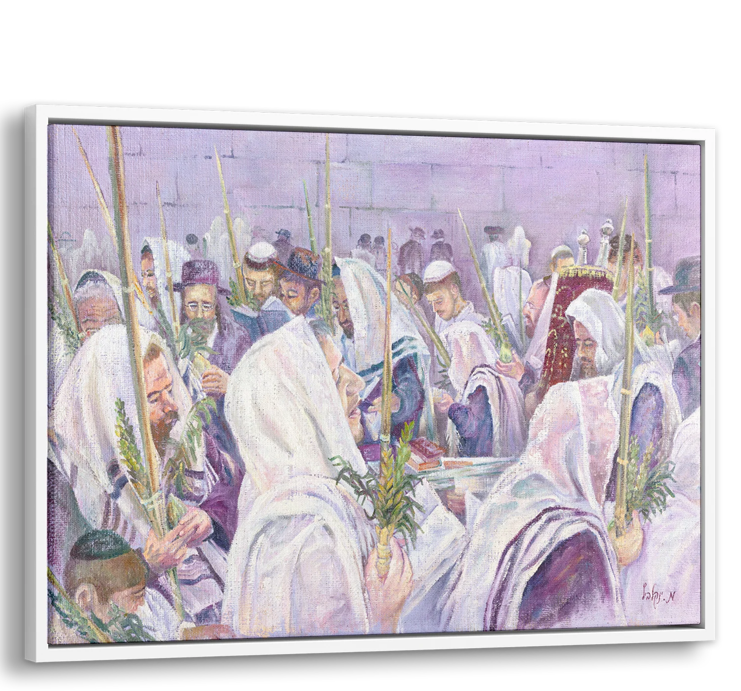 Hoshana Raba at Western Wall Art - 35x24