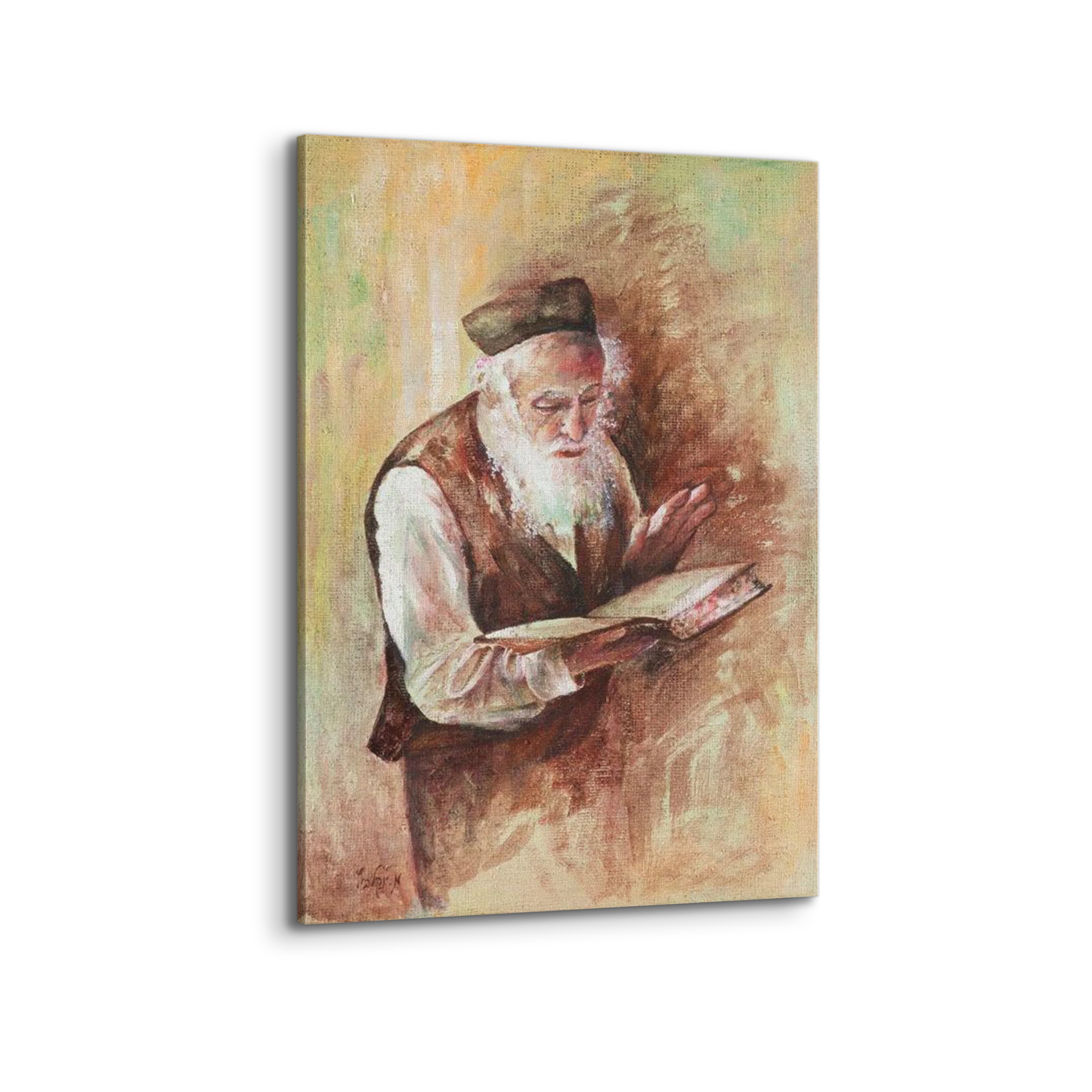 Torah Study Painting - 24x16