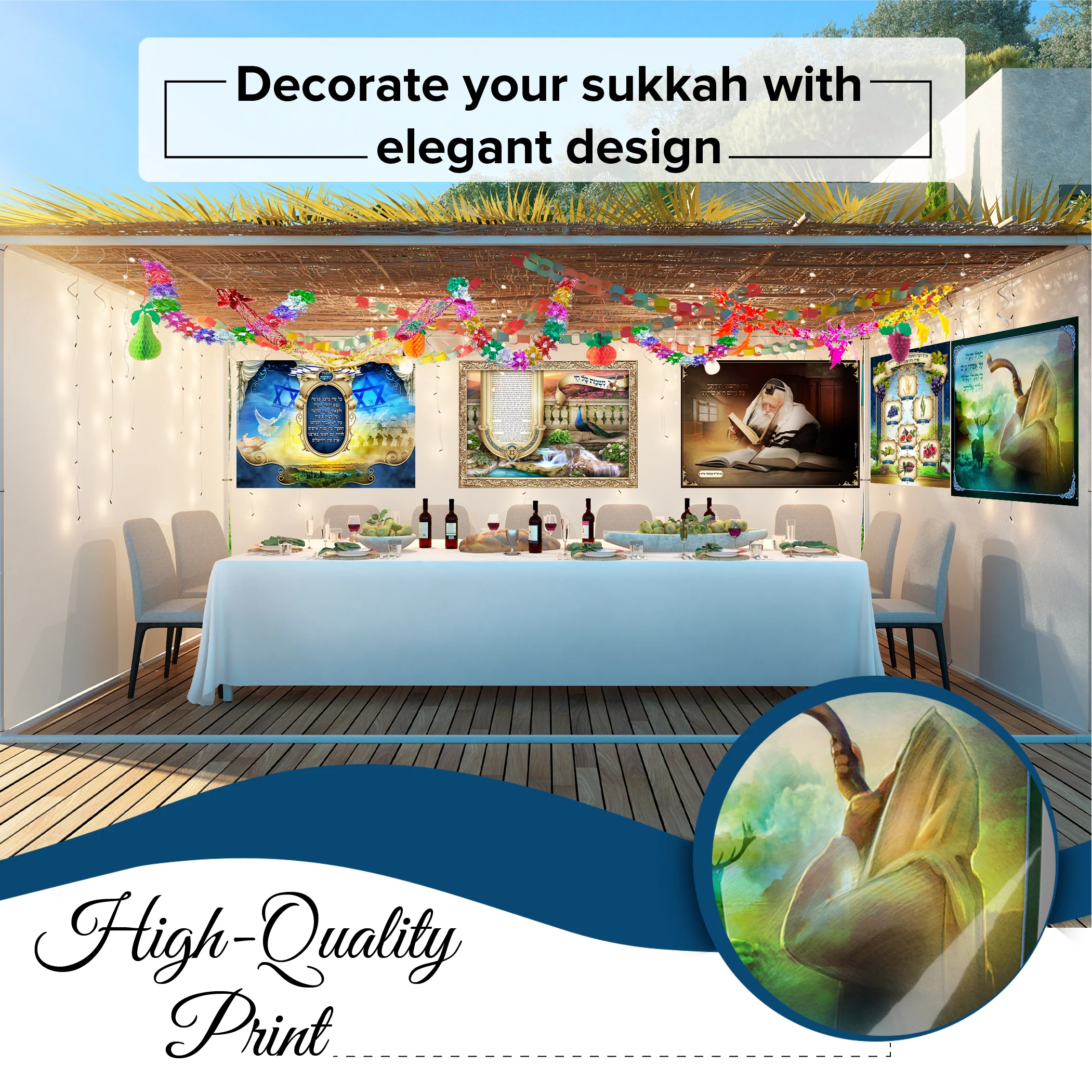 Rabbi Yosef Chaim's Legacy - Third Edition Sukkot Portrait