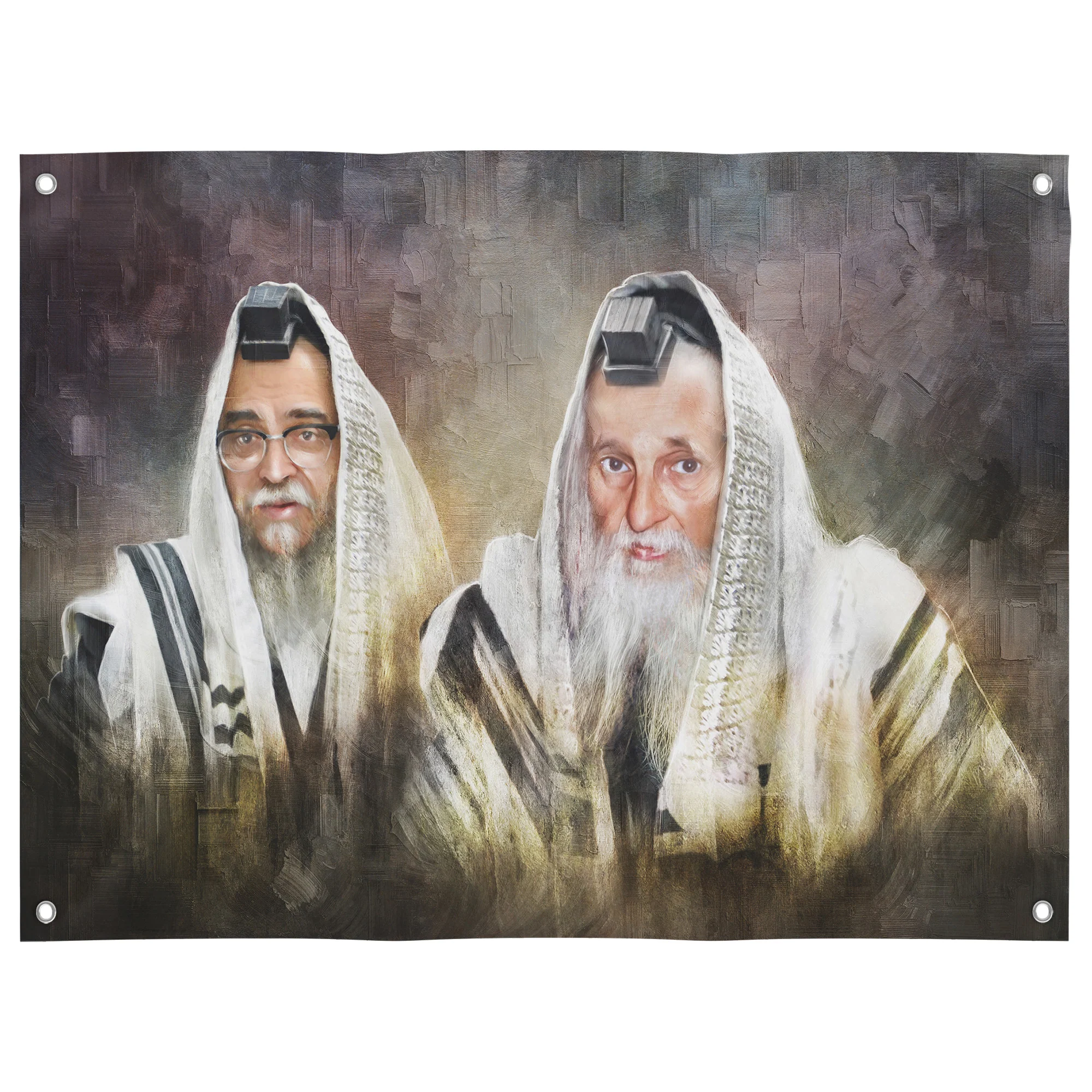Satmar Rebbes Sukkah Poster �C Teitelbaum Portrait Art