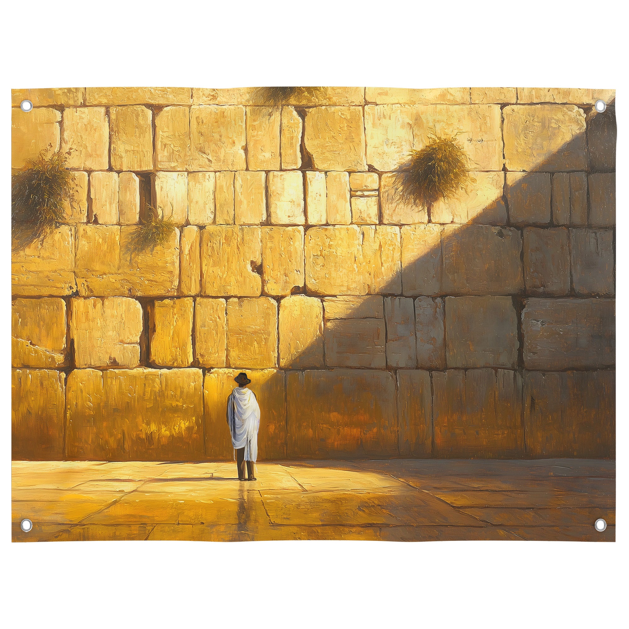 Western Wall Prayer Poster �C Sukkah Wall Decoration