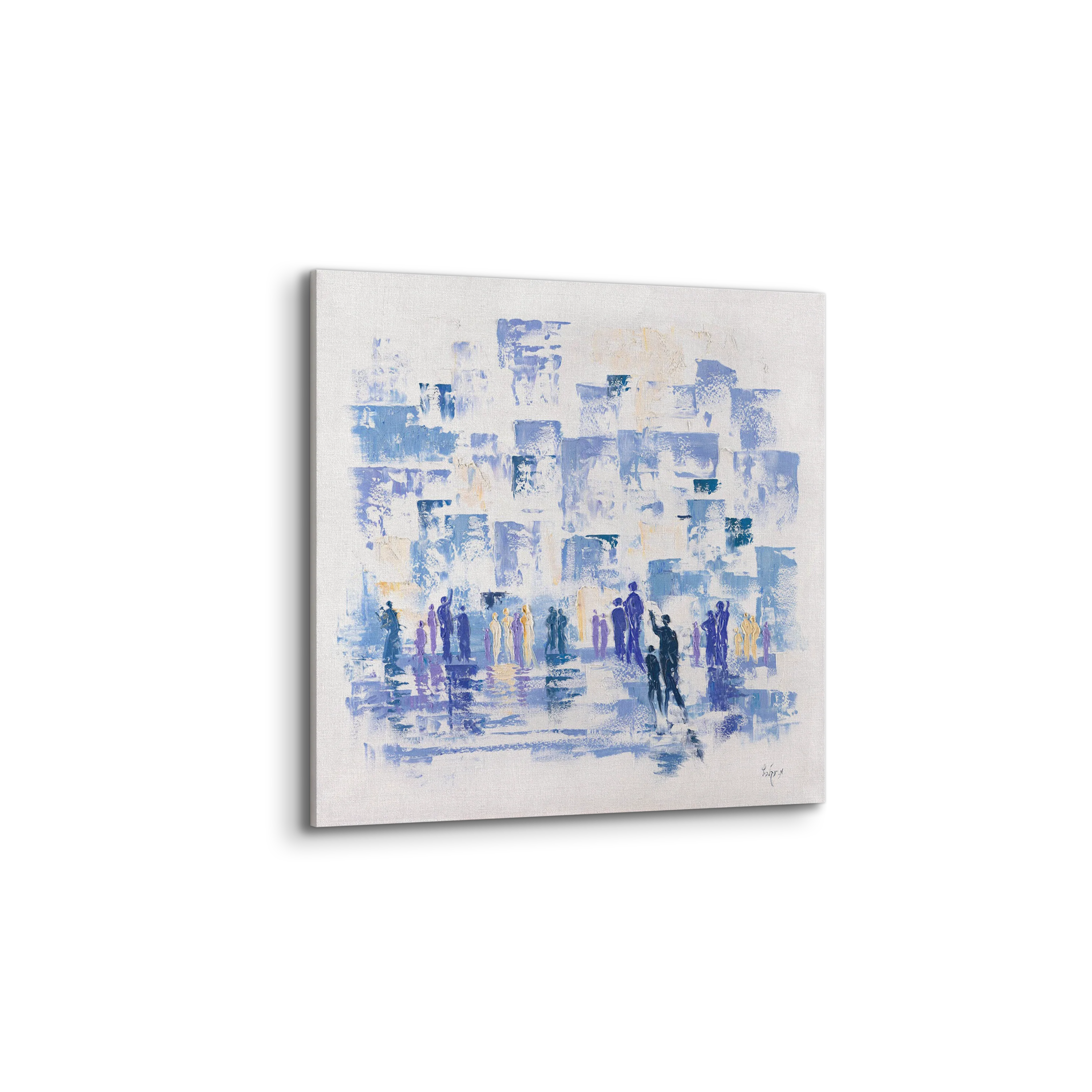 Modern Western Wall Abstract - 35x35