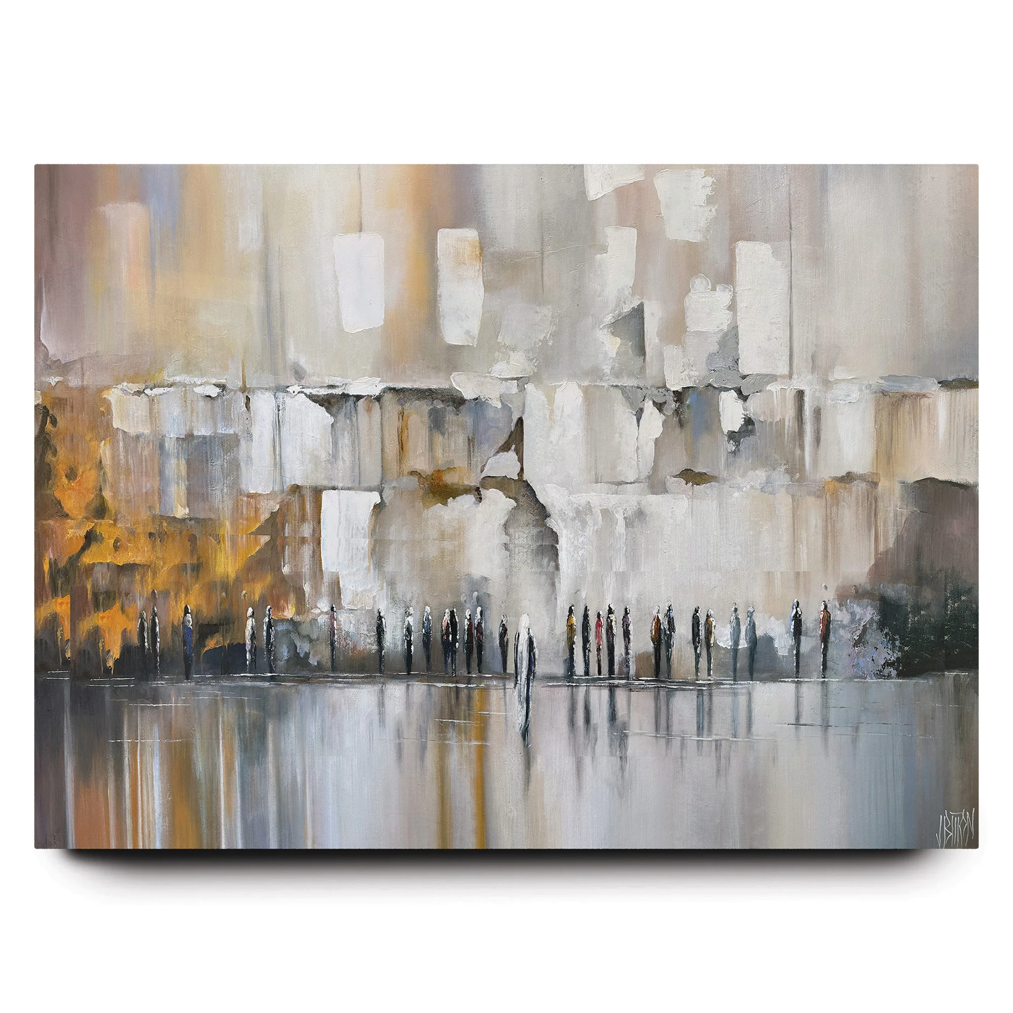 Prayers in Abstract - Western Wall Art by Yossi Biton