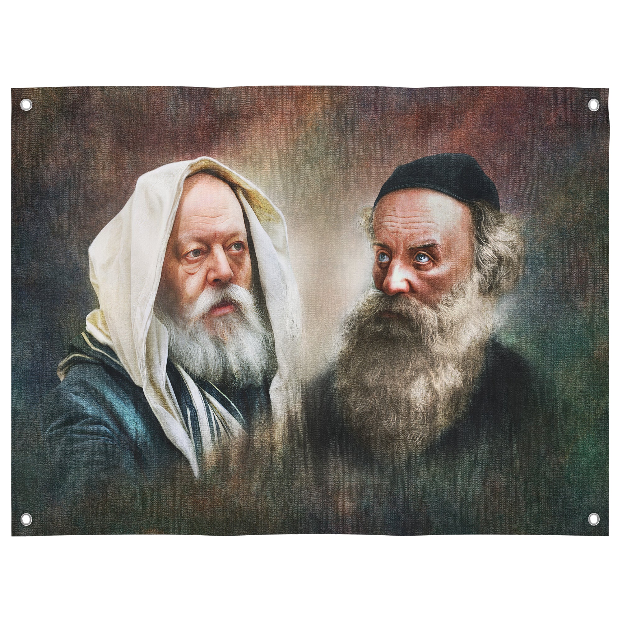 Lubavitch & Alter Rebbe Sukkah Poster �C Chabad Portrait