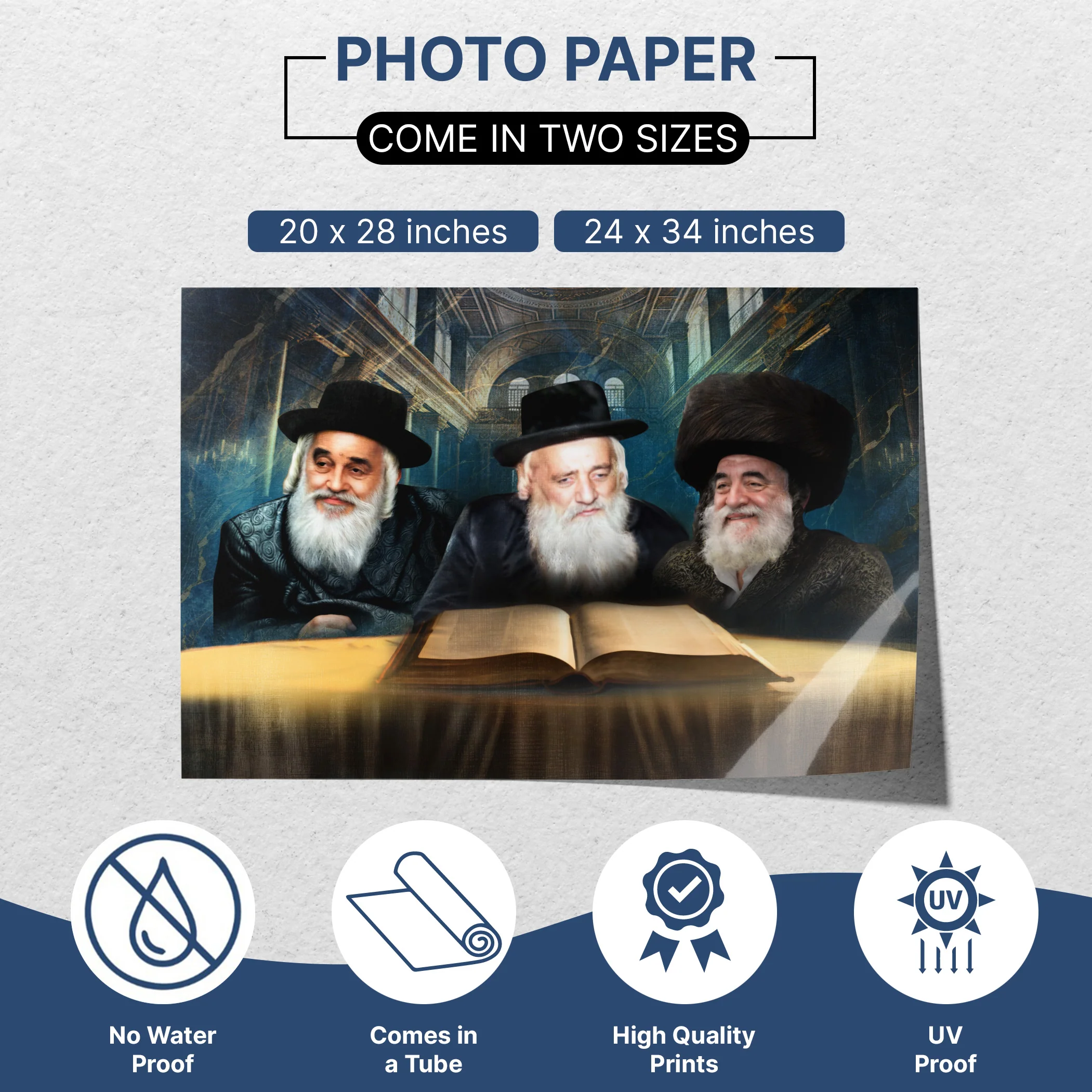 Vizhnitz Rabbis Sukkah Poster �C Torah Legacy Artwork