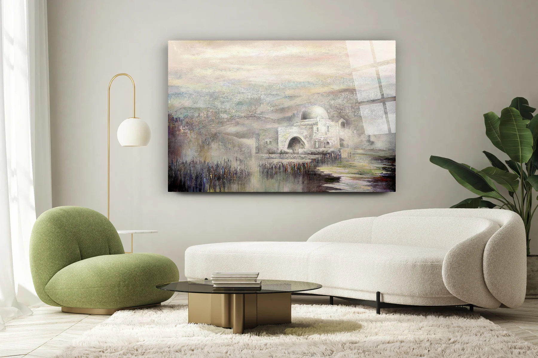 Rachel Tomb - Black and White Jewish Art Print of Israel's Sacred Site by Yossi Bitton