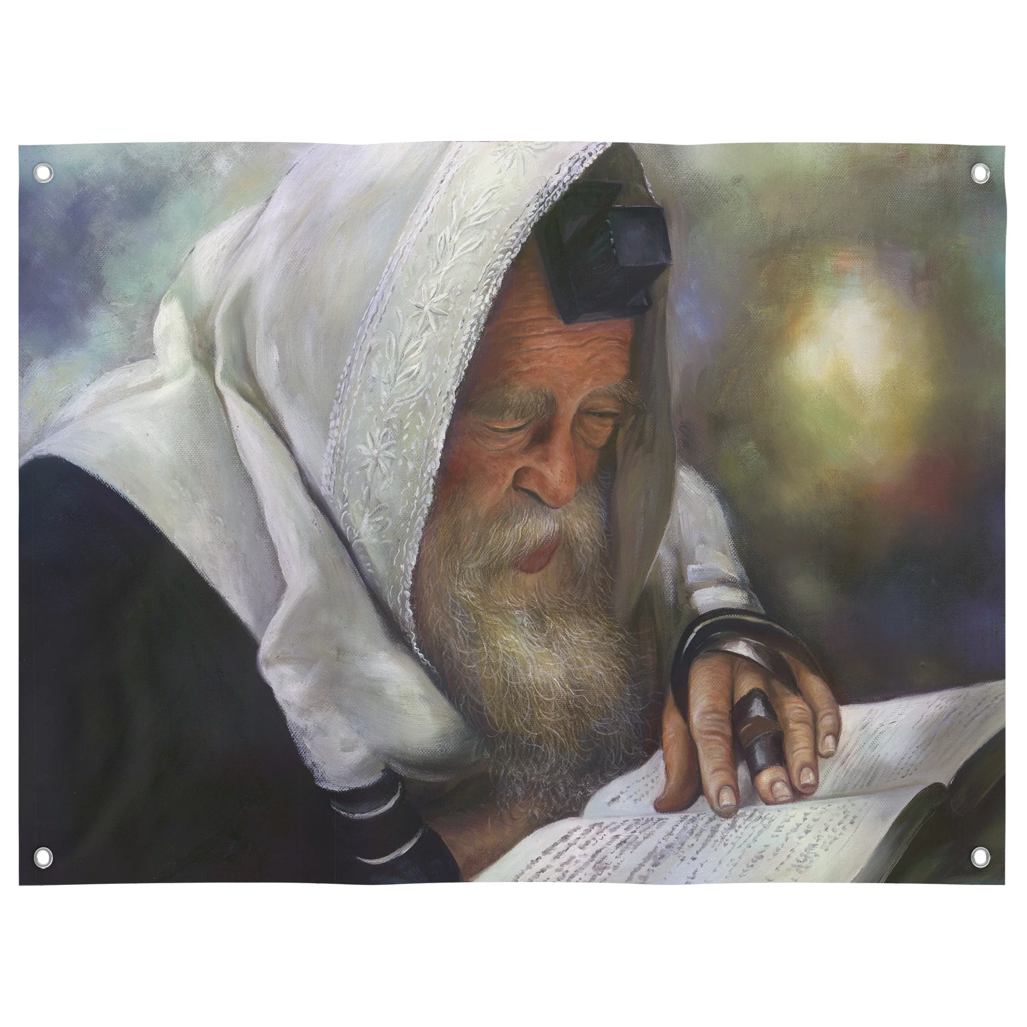 Rabbi Chaim Kanievsky Portrait Poster - Inspirational Sukkah Decor
